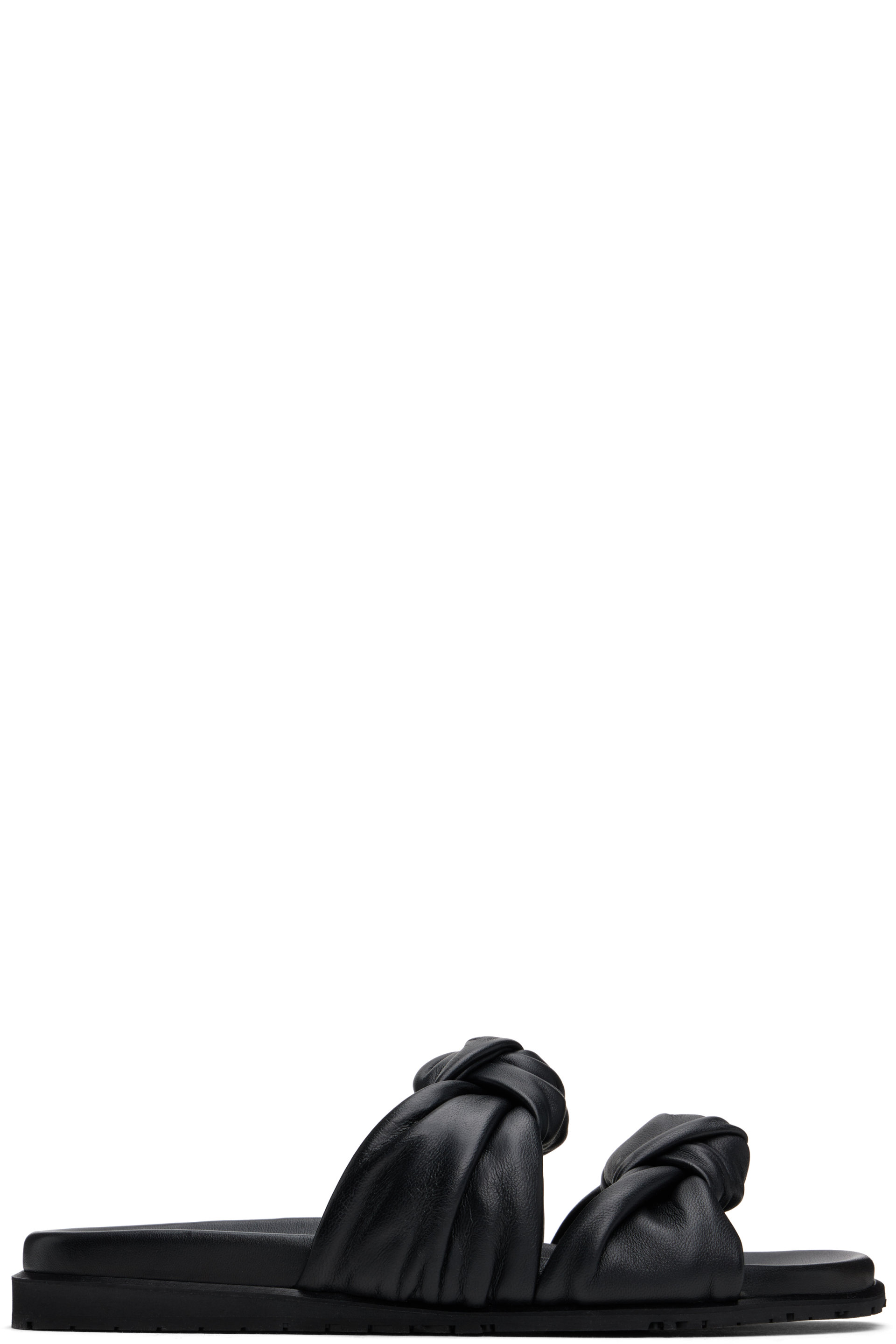 Dear Frances - Black Tye Sandals