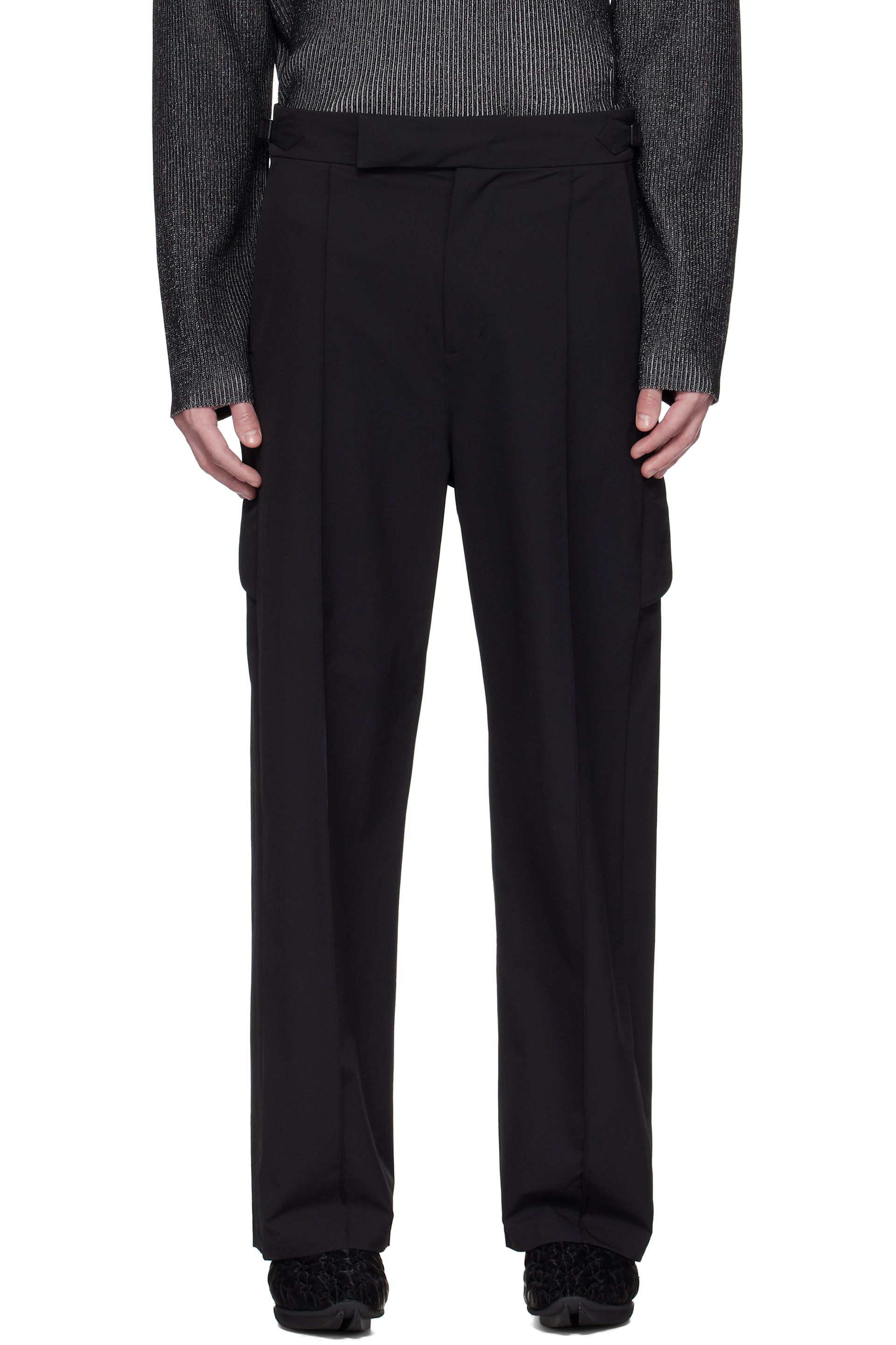 A. A. Spectrum - Black Dapper Cargo Pants