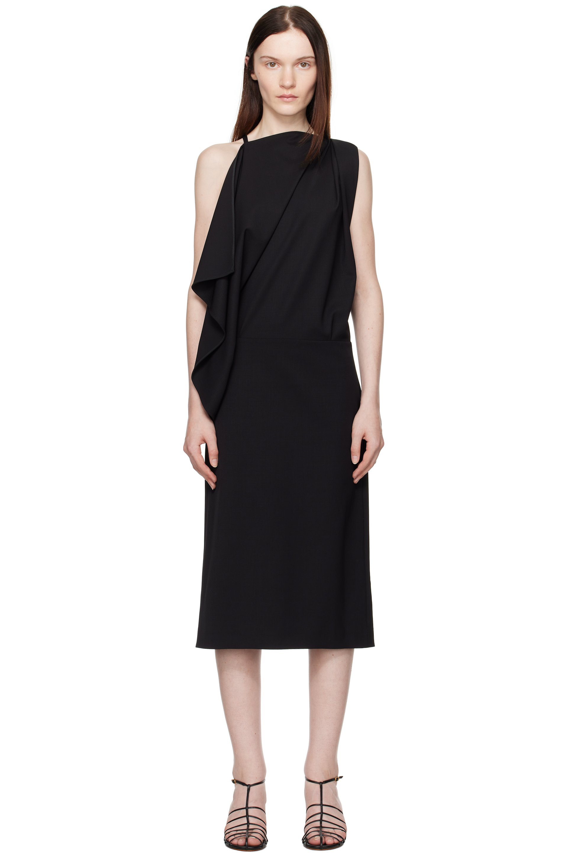 Proenza Schouler - Robe midi Elena noire