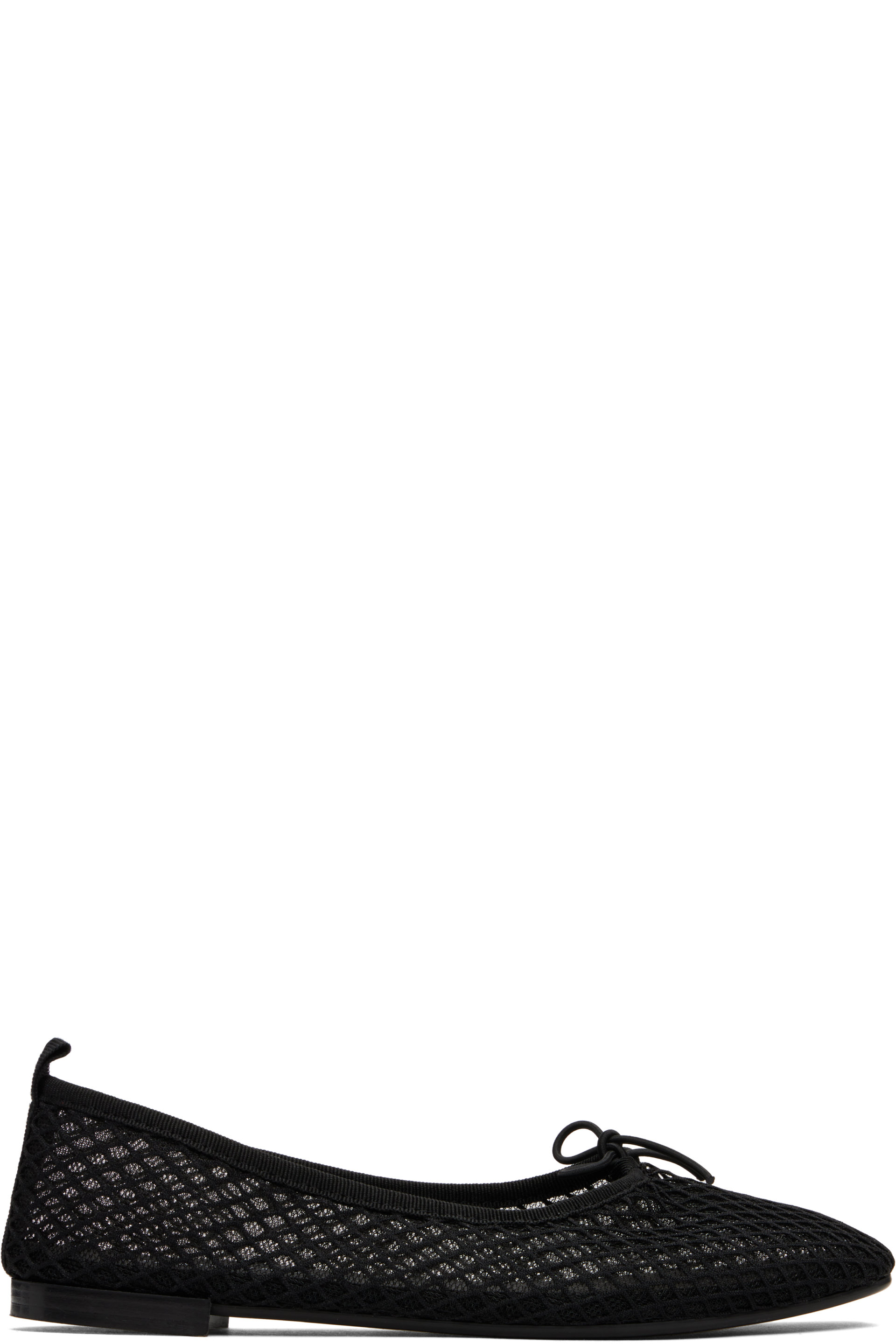 Repetto - Black Garance Transparent Rubber Sole Ballerina Flats