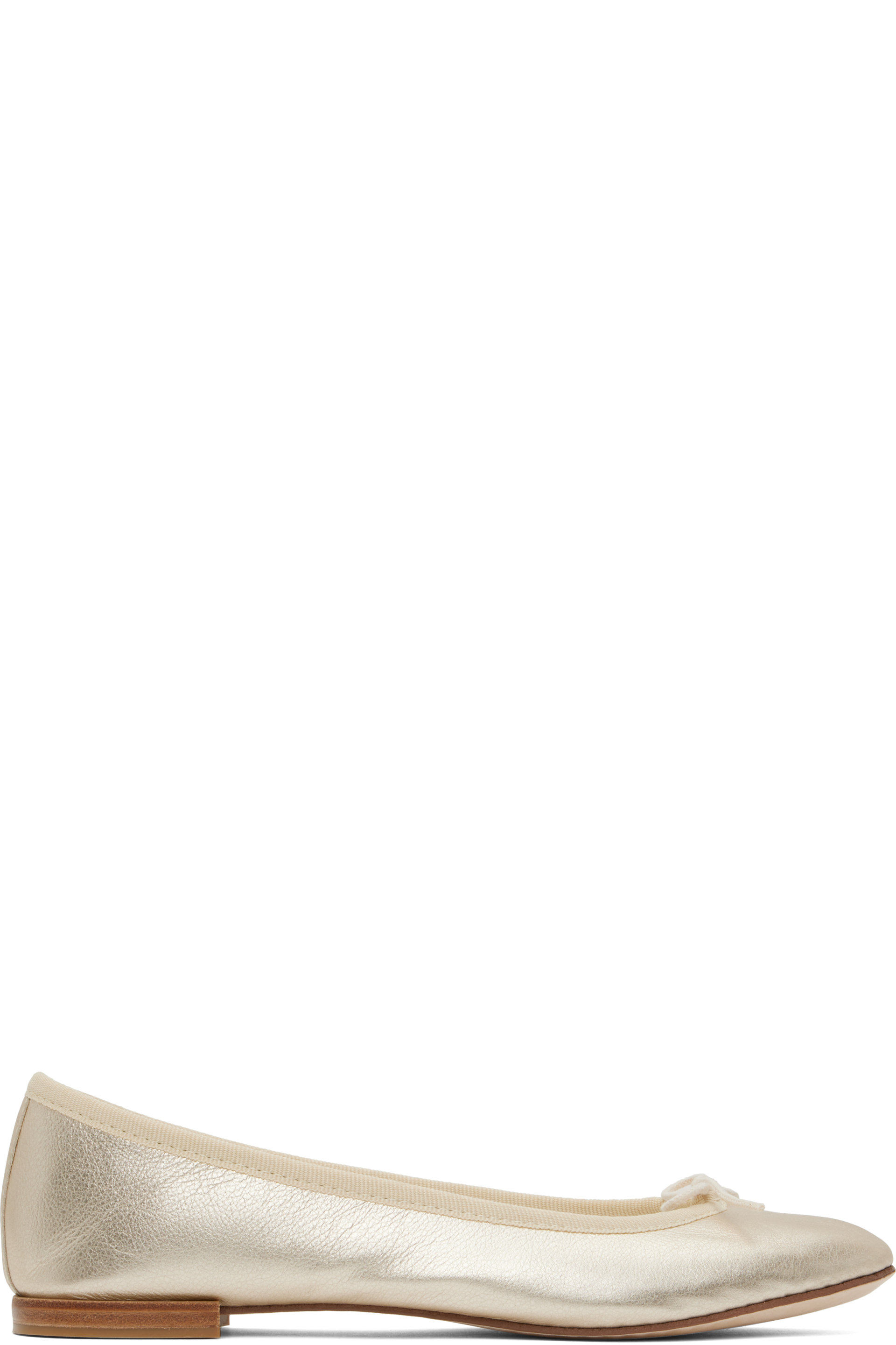 Repetto - Gold Cendrillon Ballerina Flats