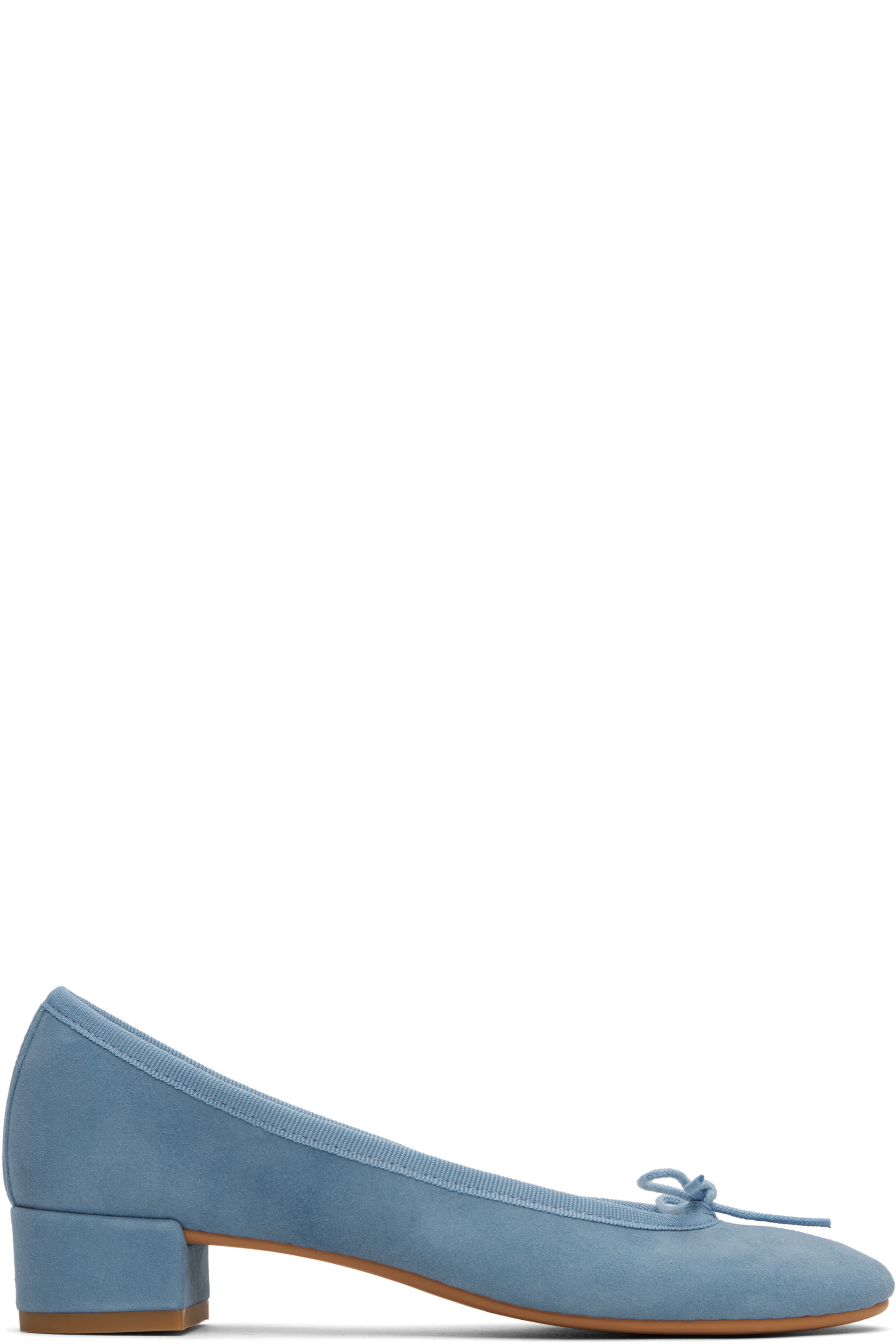 Repetto - Blue Camille Rubber Sole Heels