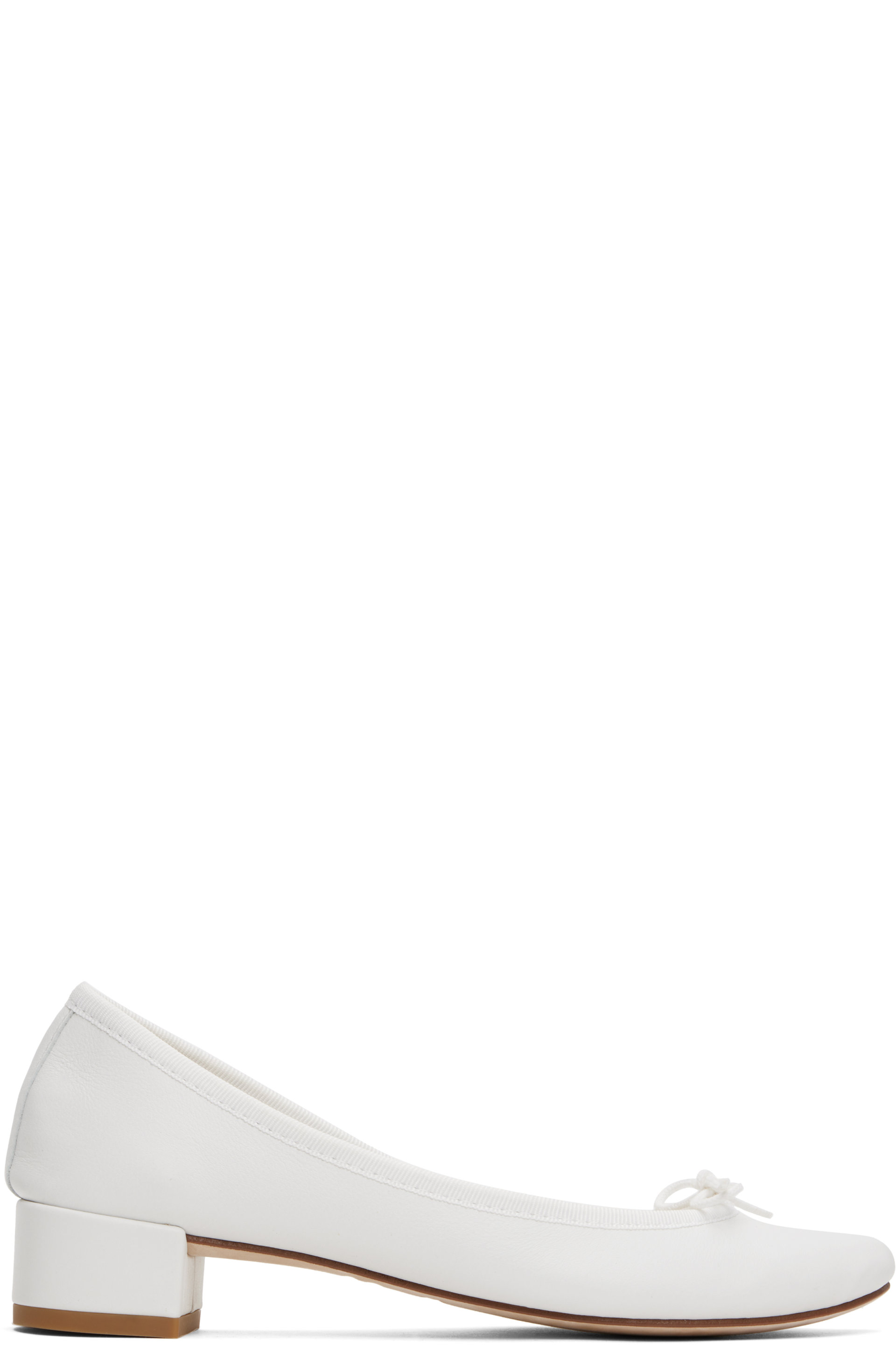 Repetto - White Camille Heels