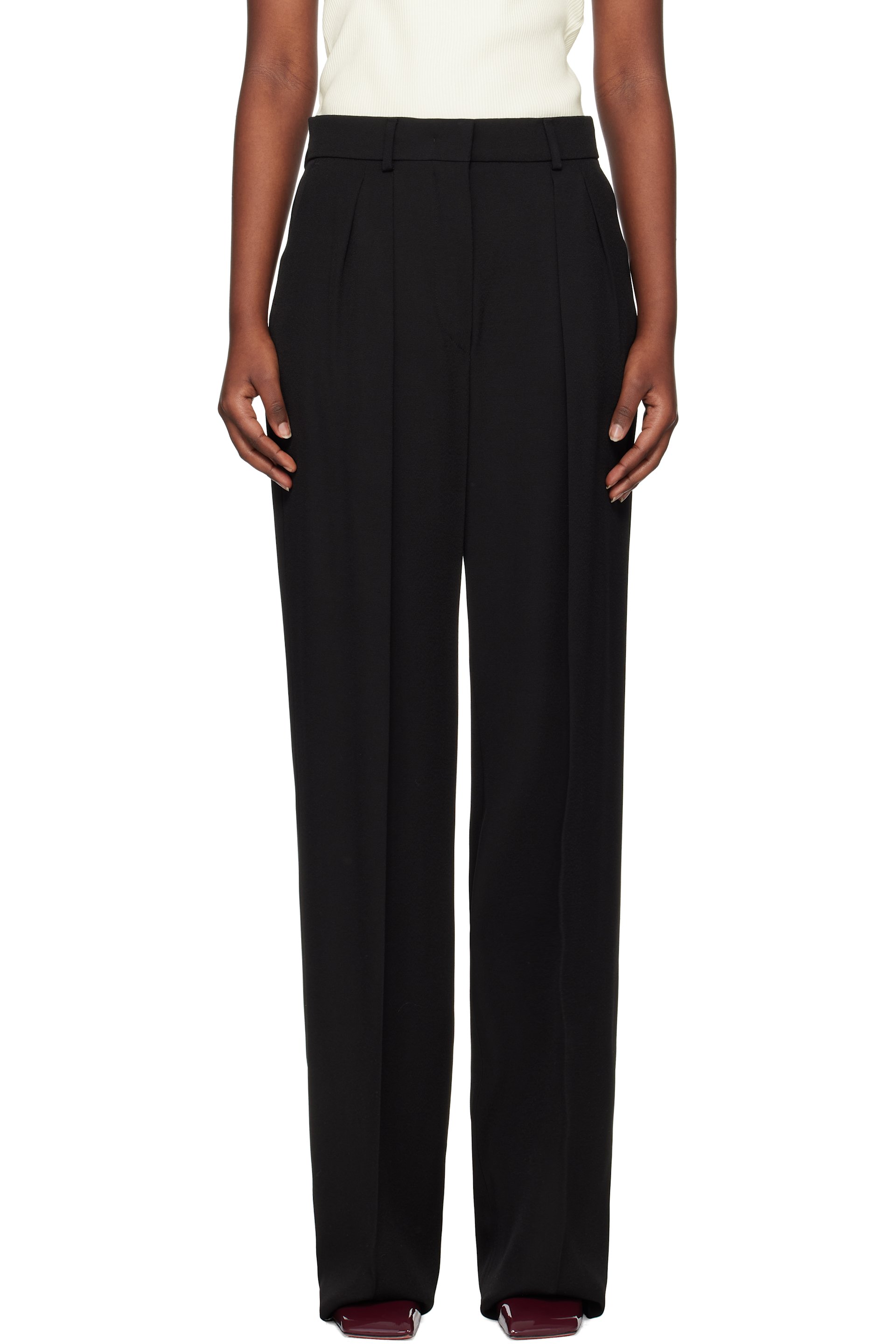 Sportmax - Pantalon Hello noir