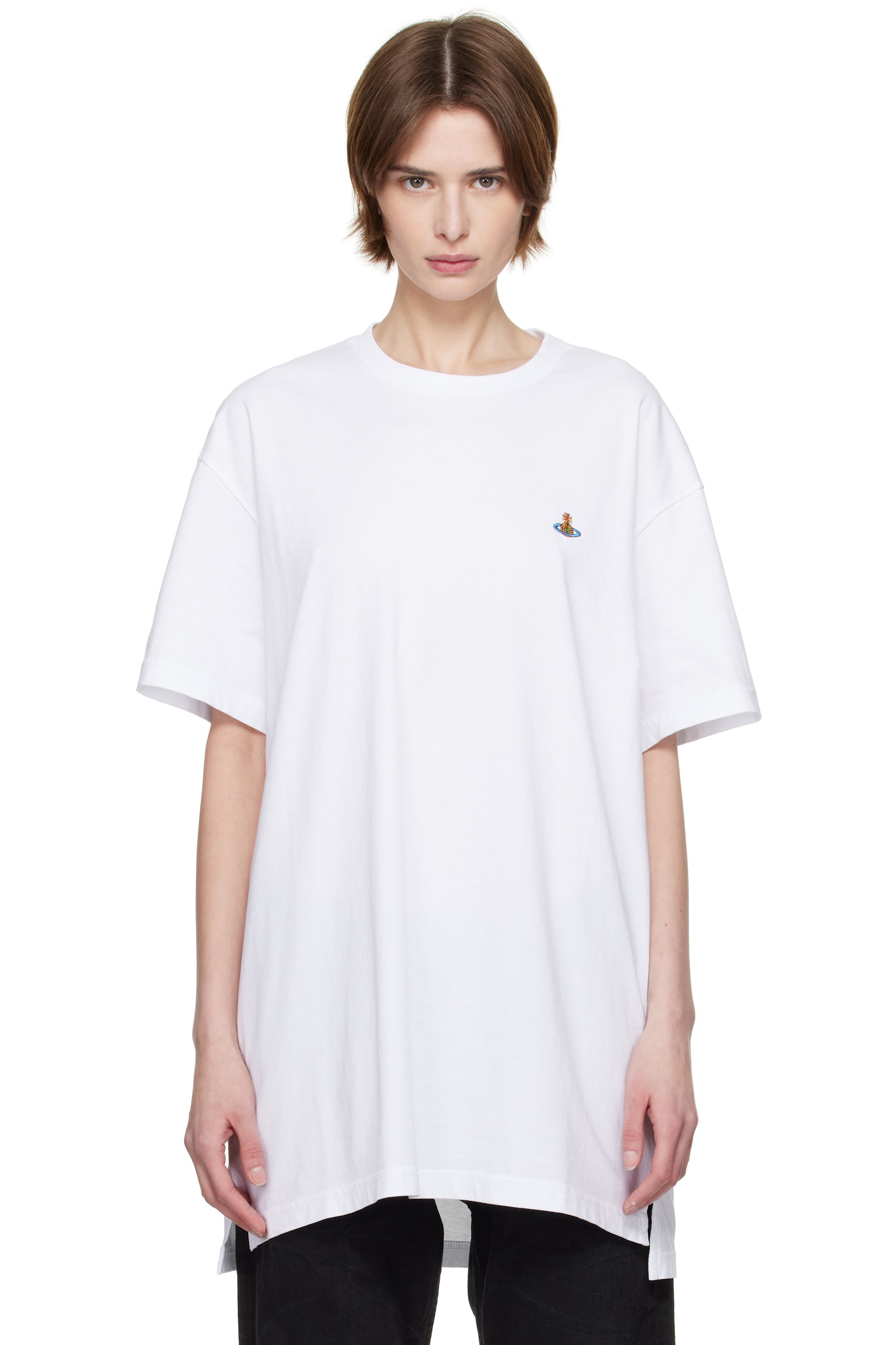 Vivienne Westwood - T-shirt surdimensionné blanc