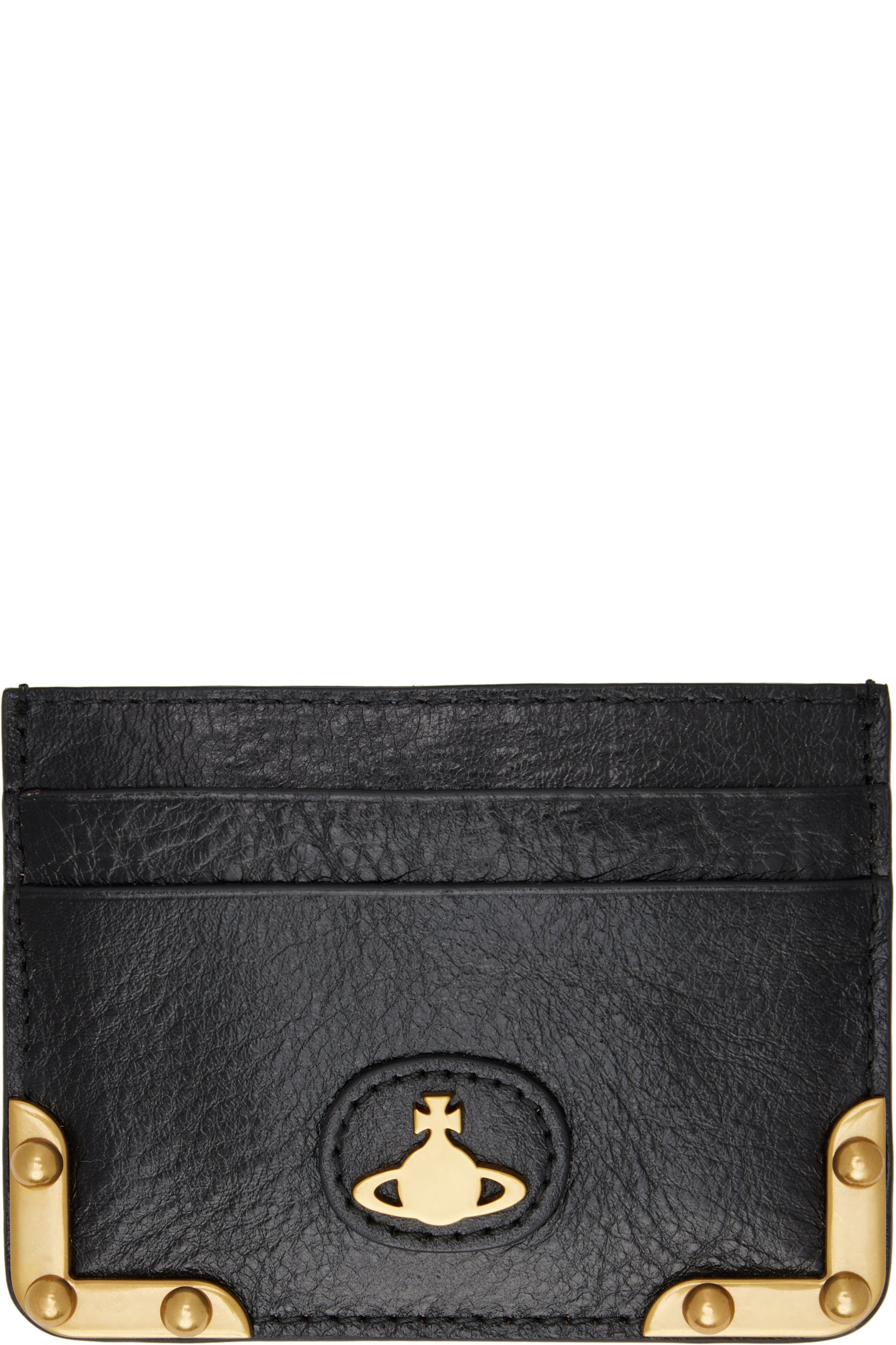 Vivienne Westwood - Black Flat Orb Card Holder