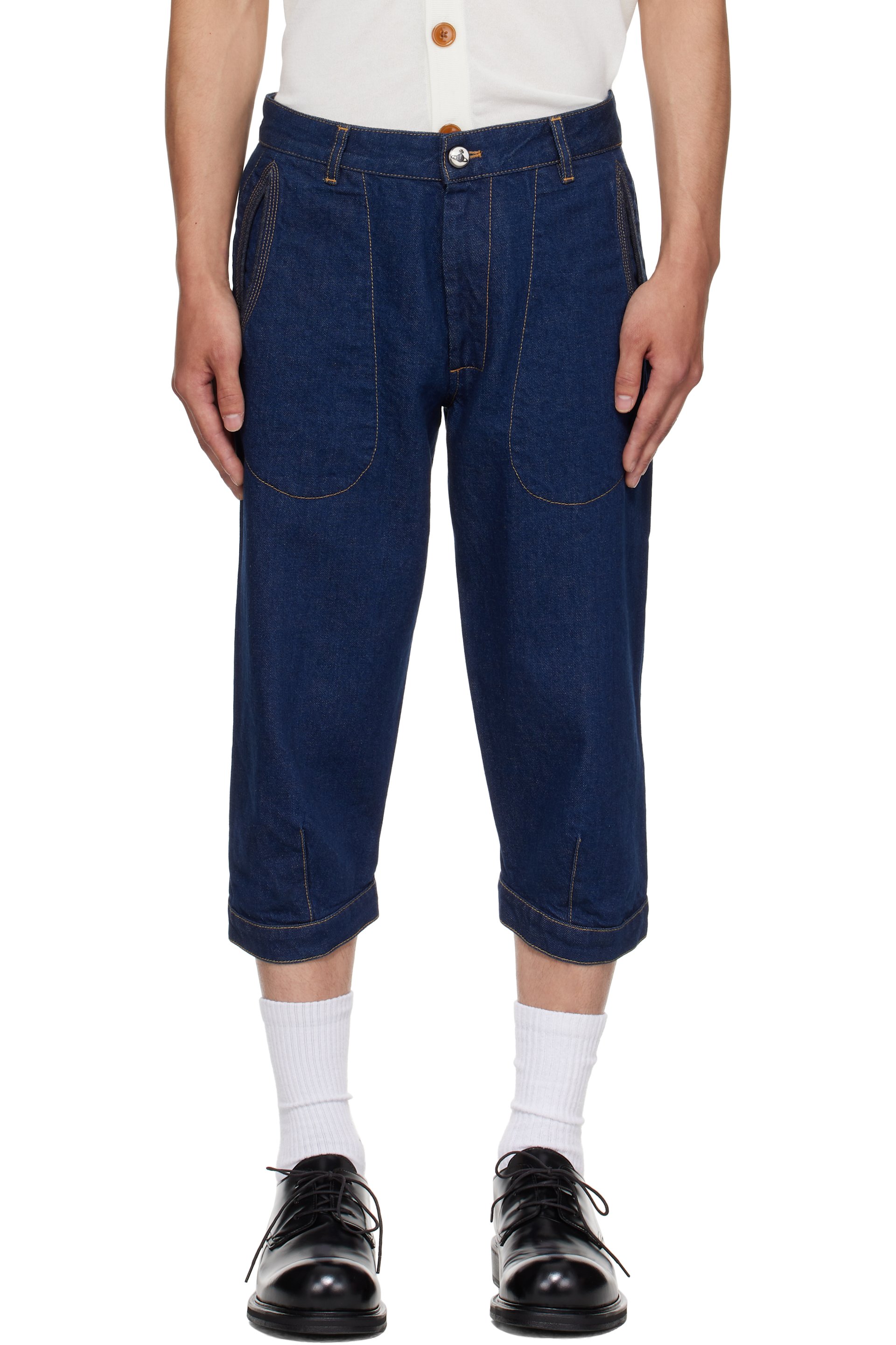Vivienne Westwood - Navy Casa Breeches Jeans
