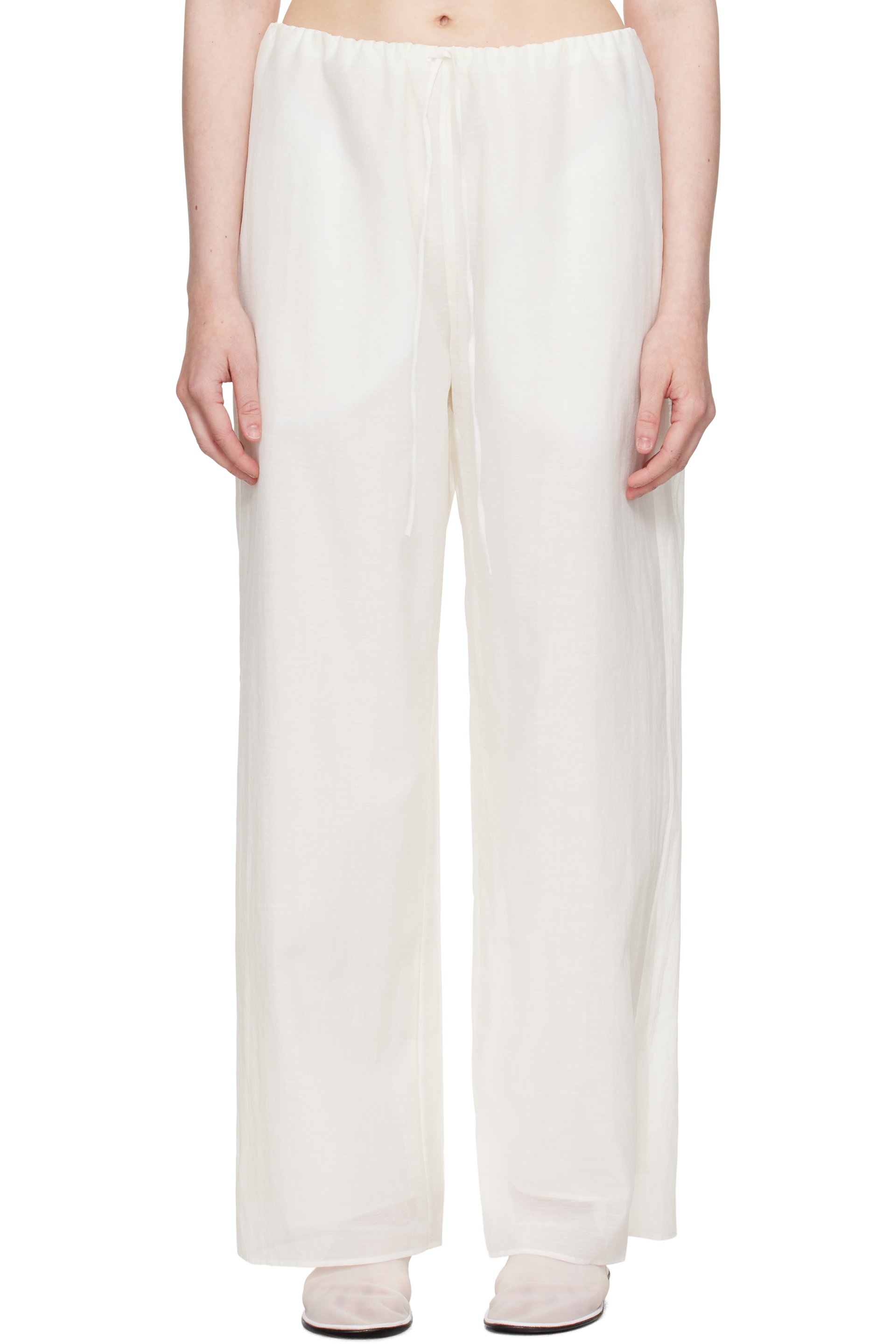 Ruohan - Pantalon Rae blanc