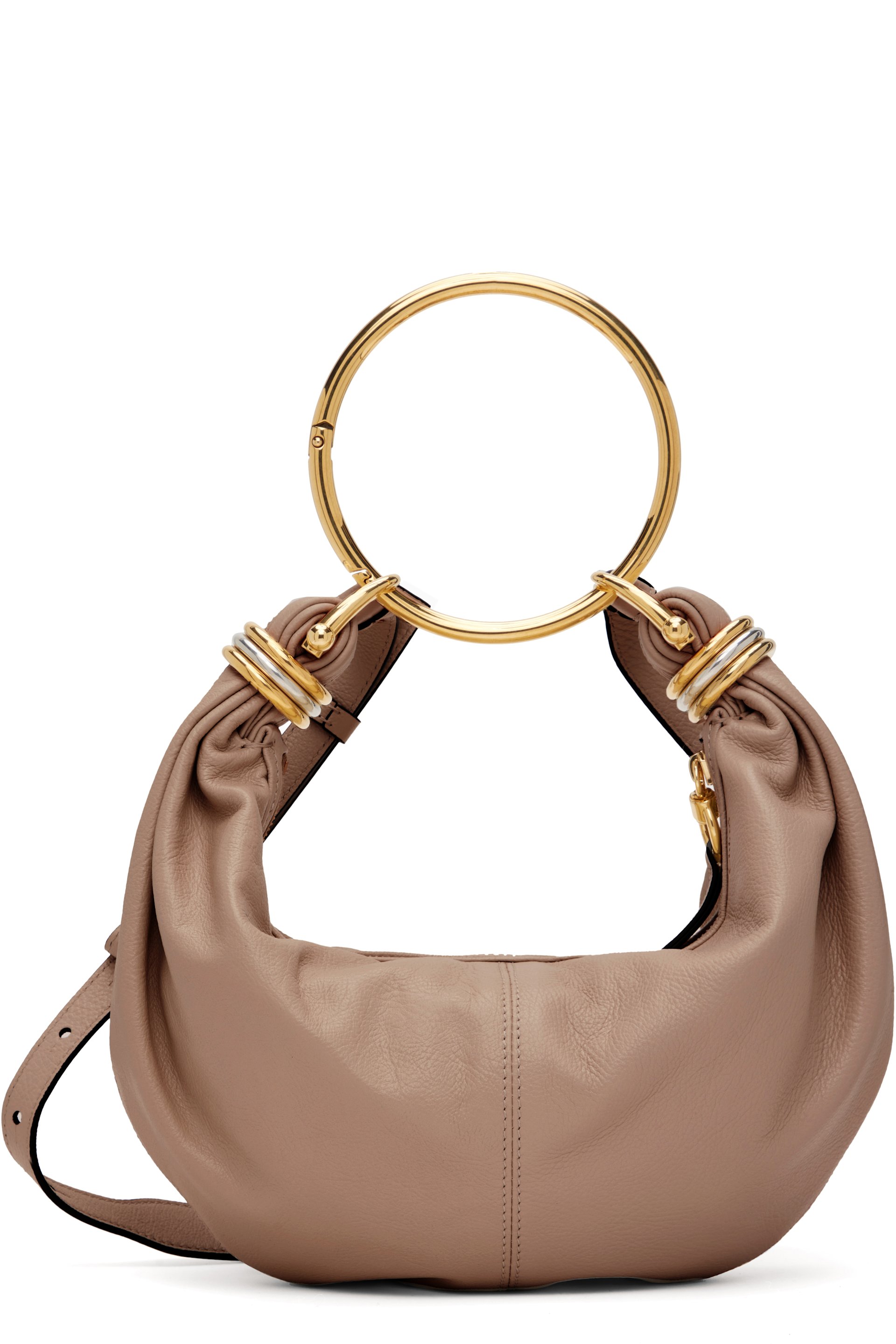 Chloé - Petit sac rose à poignée de style bracelet