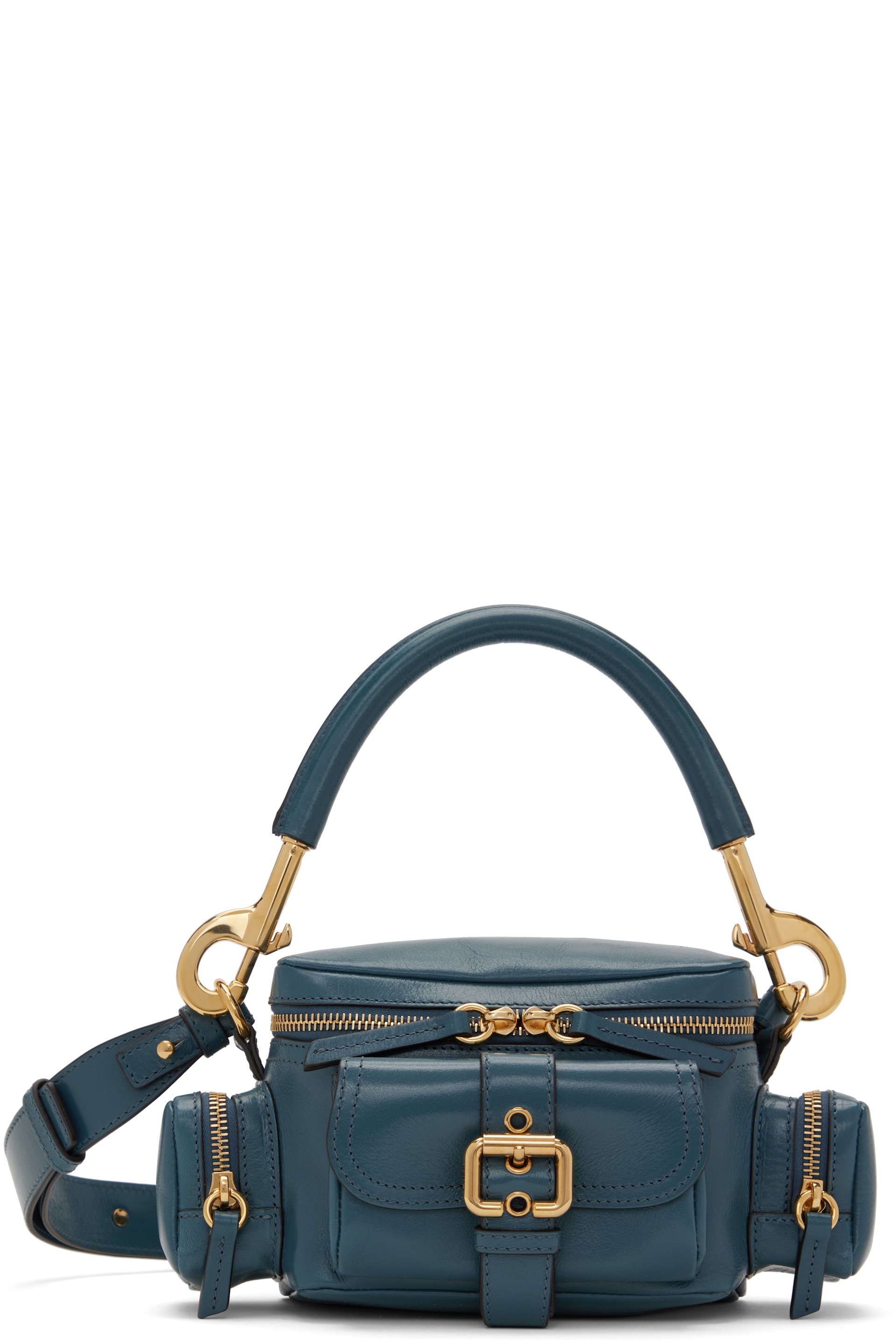Chloé - Petit sac caméra bleu