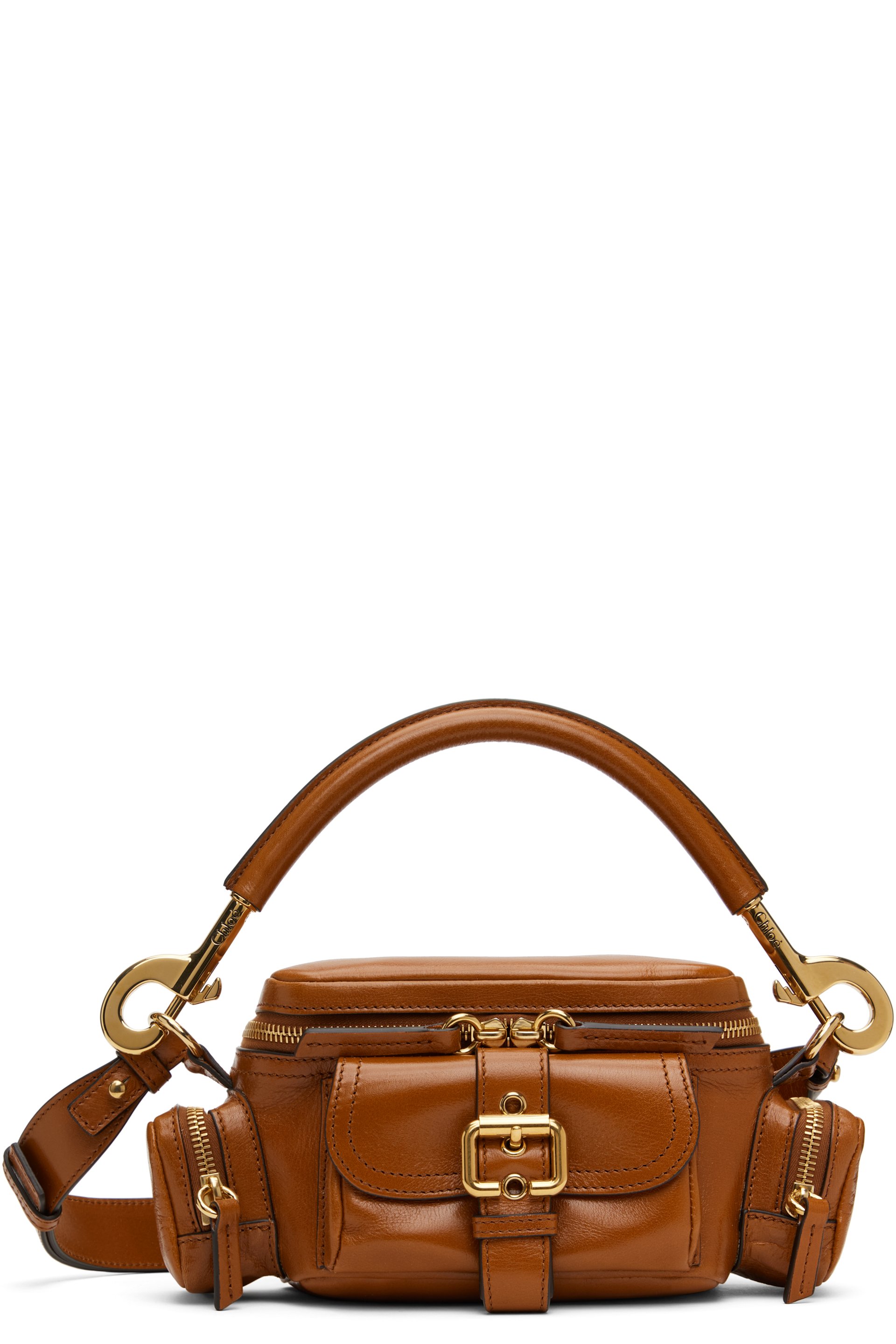 Chloé - Petit sac caméra brun clair