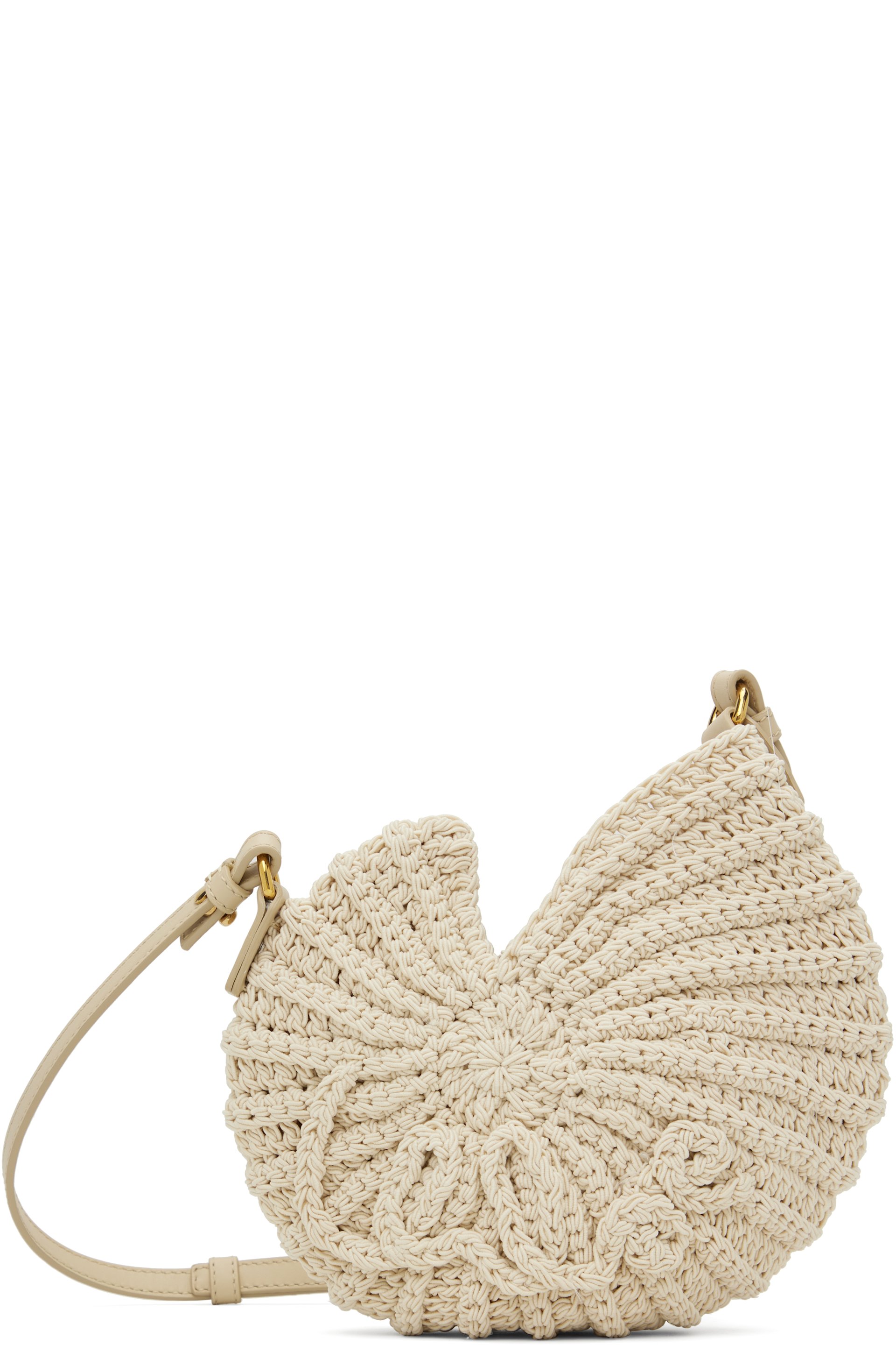 Chloé - Sac à bandoulière Sea Treasures blanc cassé