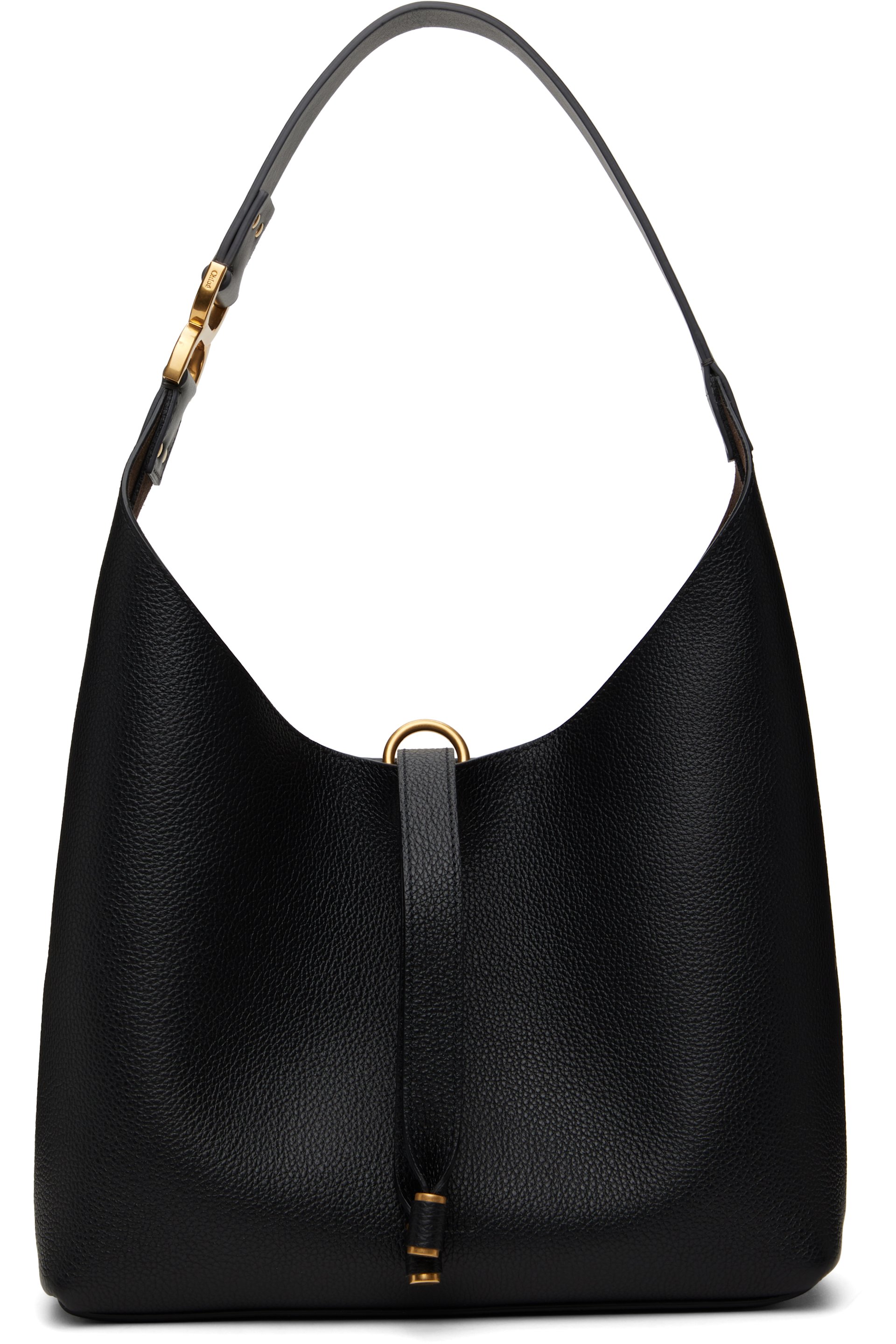 Chloé - Petit sac noir à ferrure Marcie