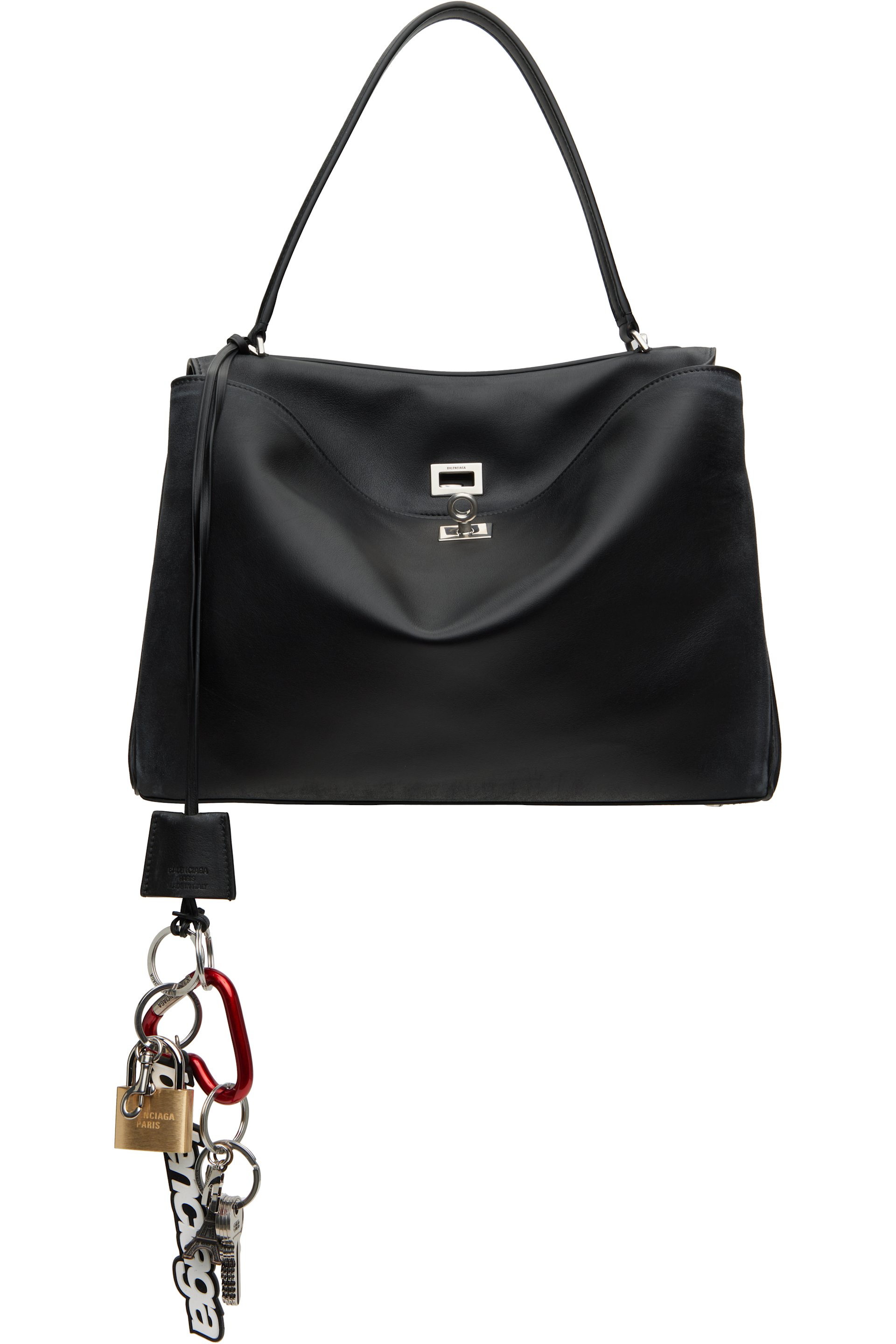 Balenciaga - Moyen sac Rodeo noir à breloques