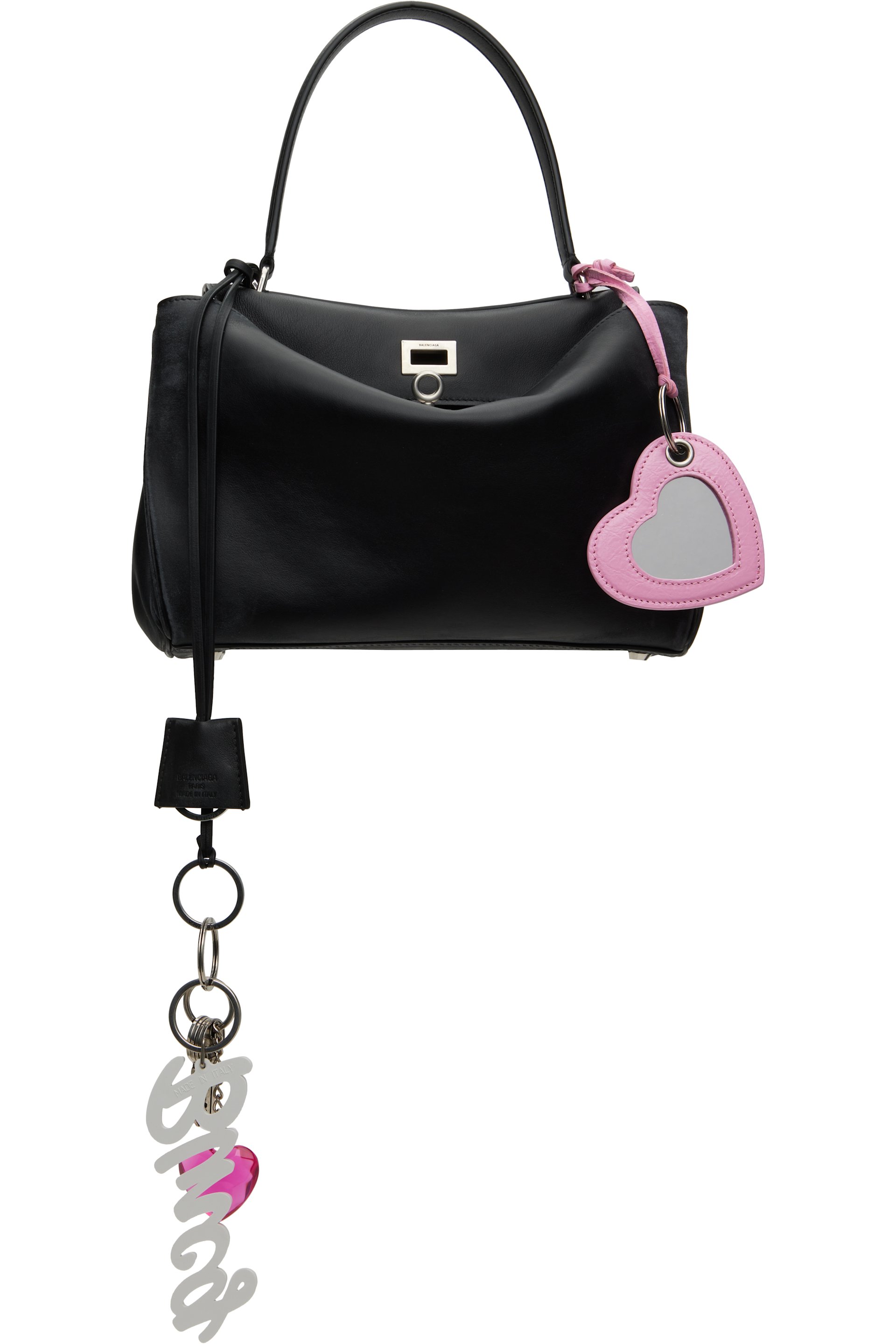 Balenciaga - Petit sac Rodeo noir à breloques