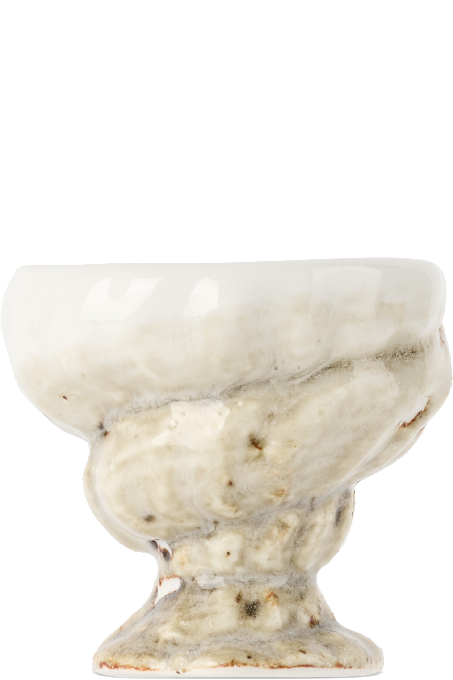 Christina Iversen Studio - Off-White Shell Egg Cup