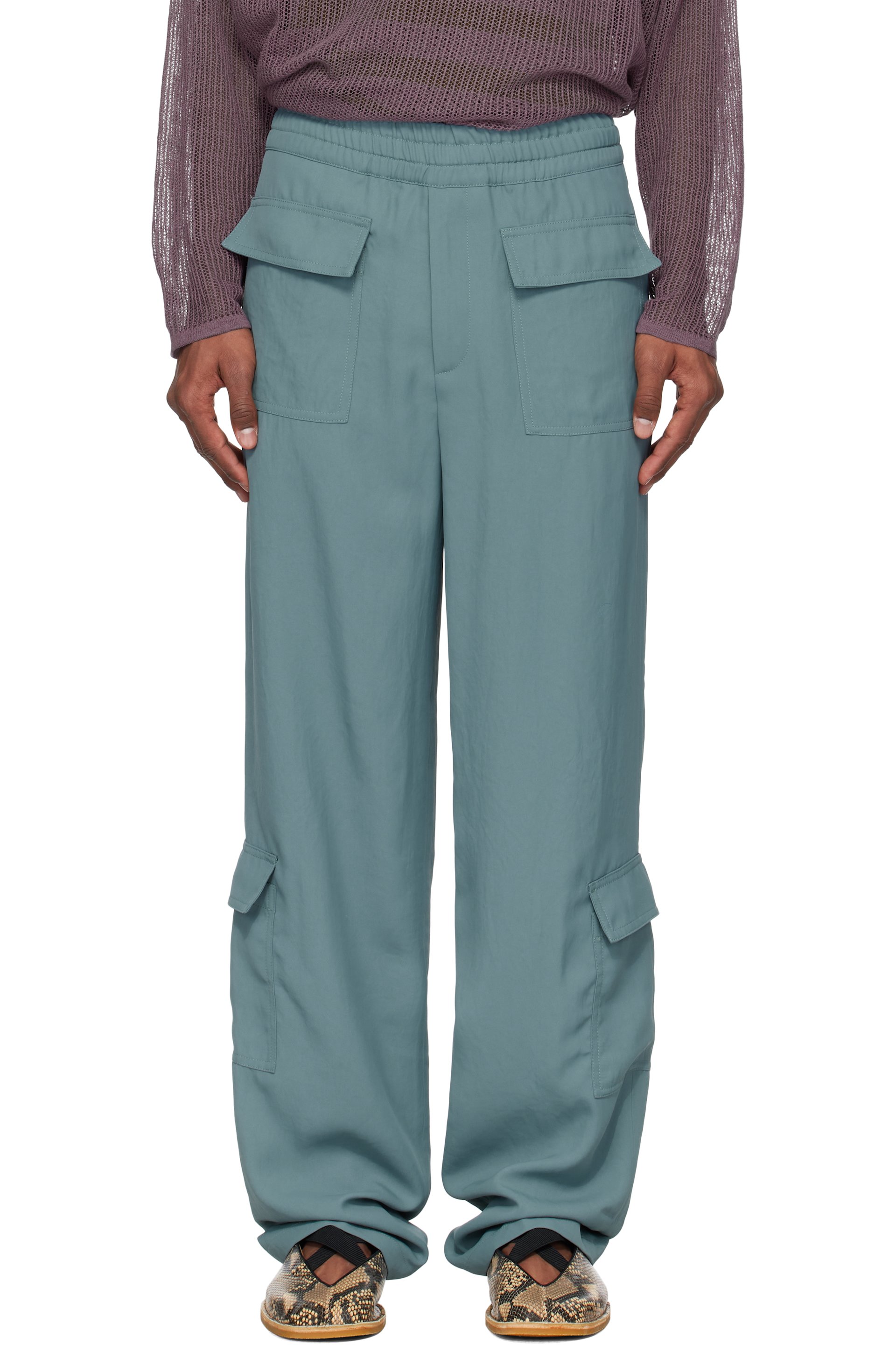 manさん専用DRIES VAN NOTEN ホワイトカーゴパンツ メンズ用 Dries Van Noten カーゴパンツ | SSENSE 日本