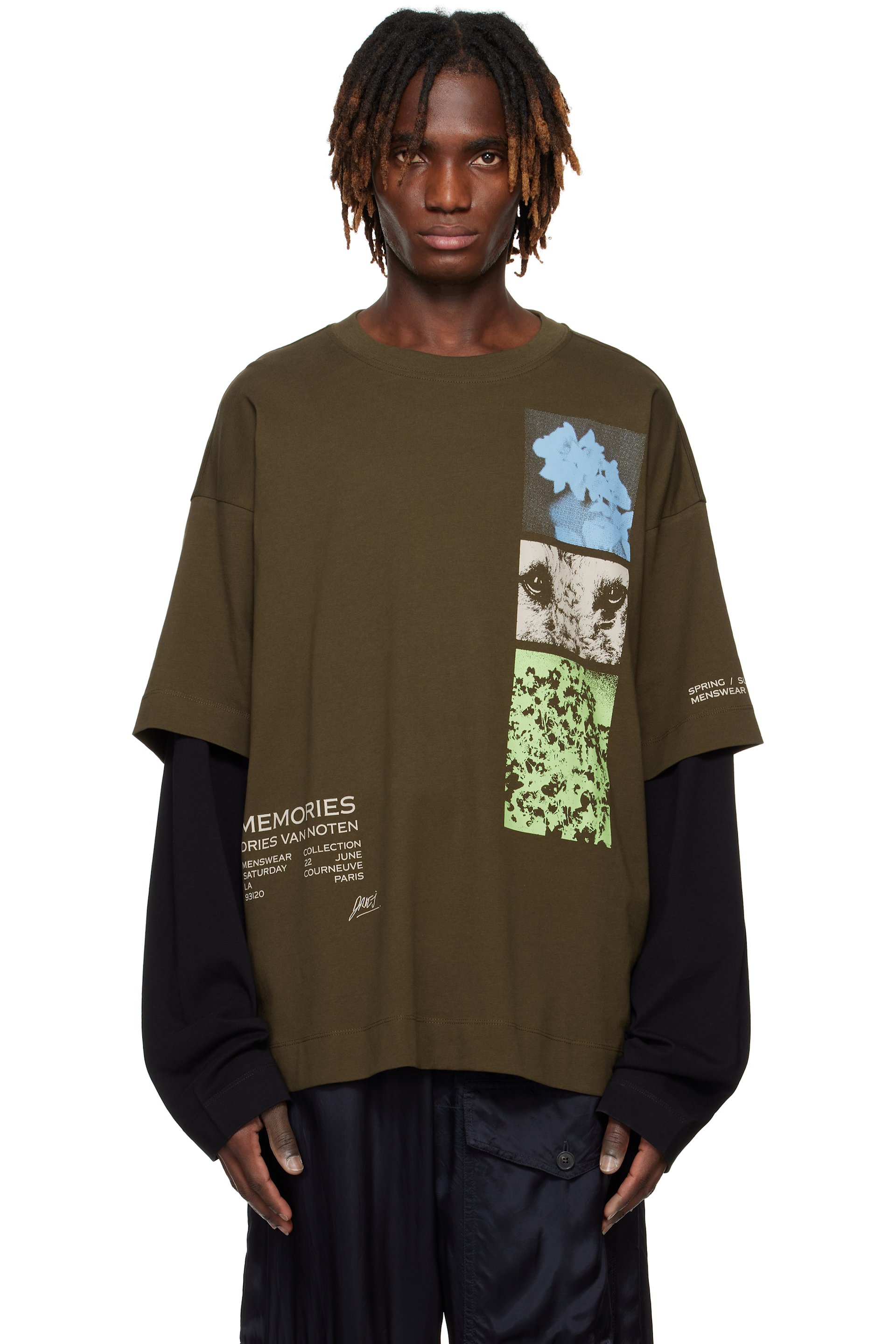 メンズ用 Dries Van Noten Tシャツ | SSENSE 日本
