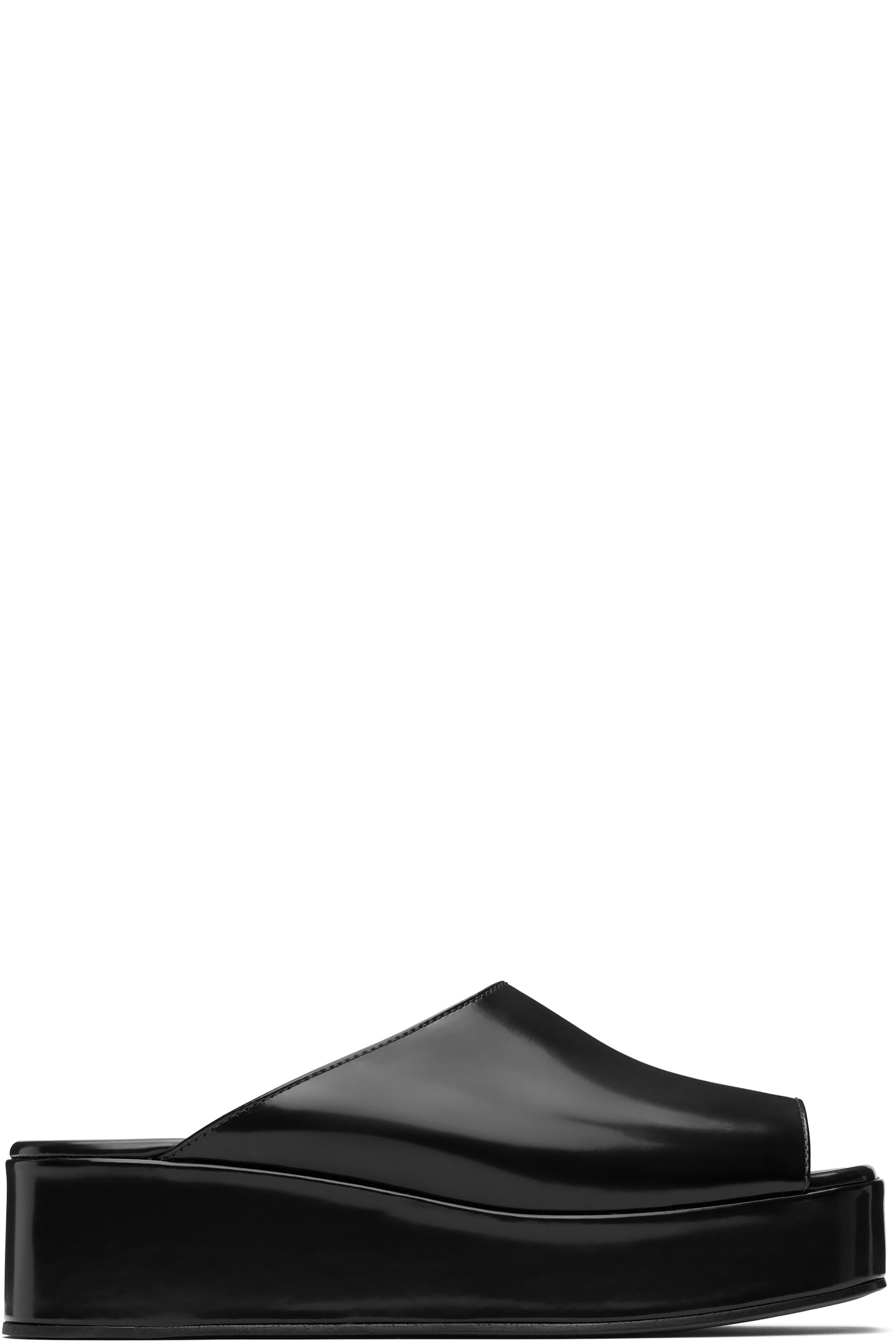The Row - Black Emi Flatform Sandals