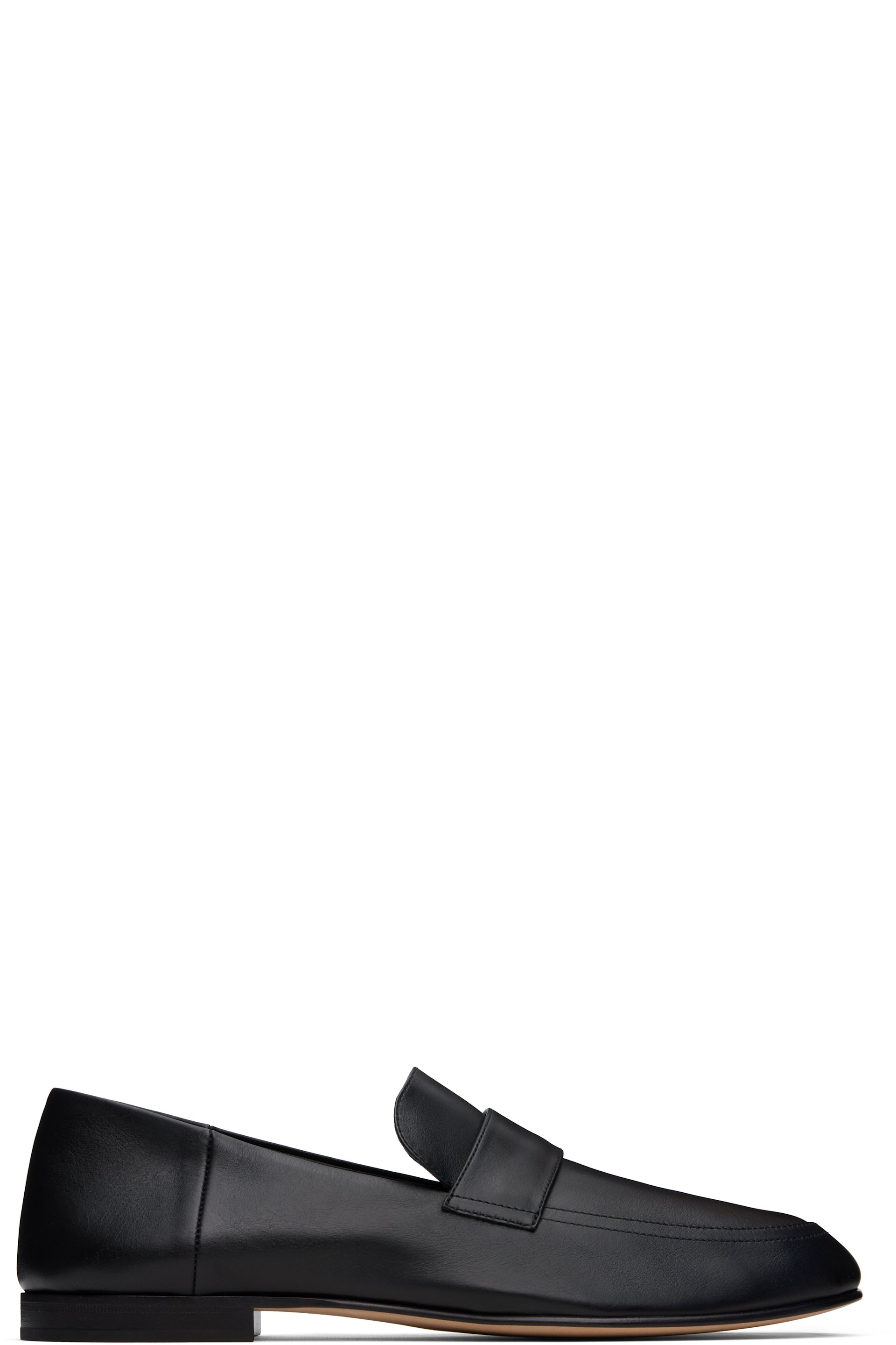 The Row - Black Classic Loafers