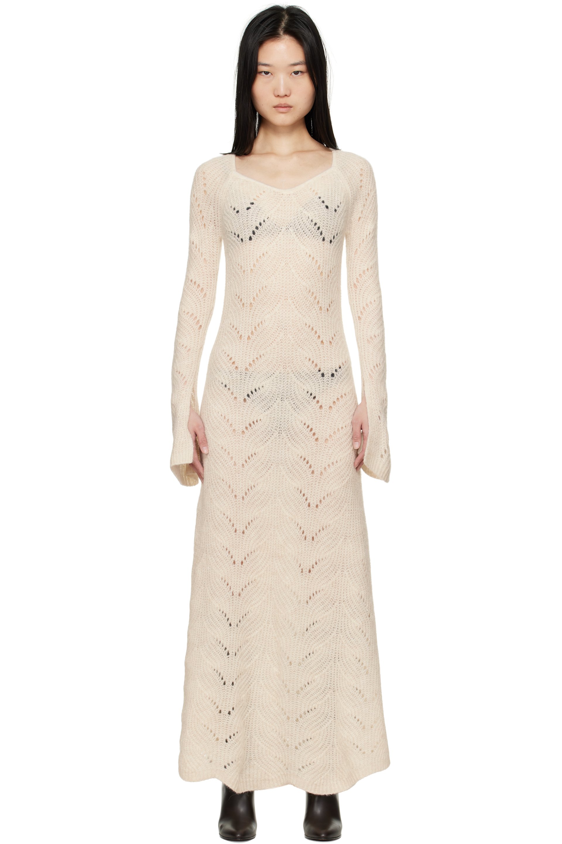 The Garment - Robe longue blanc cassé - Verbier