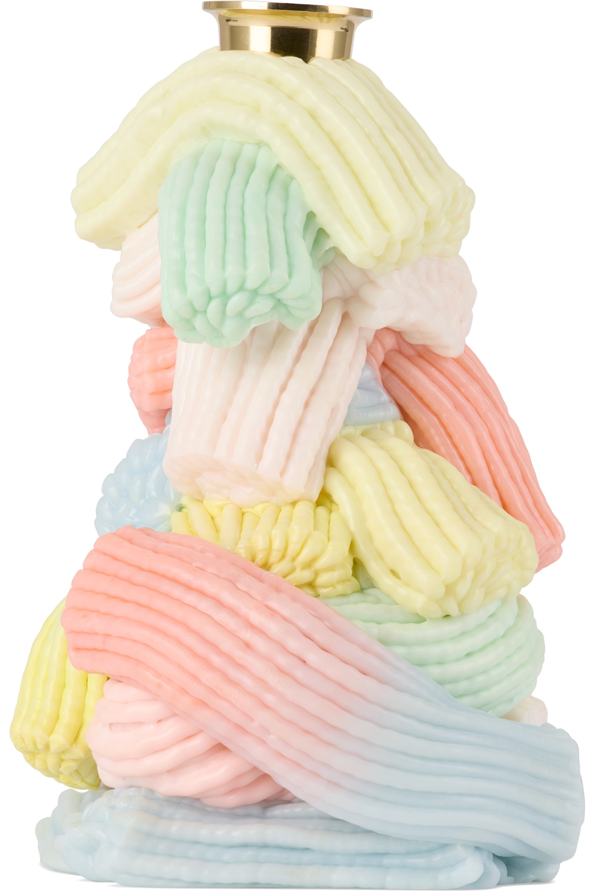 James Shaw - Multicolor Plastic Baroque Candle Holder