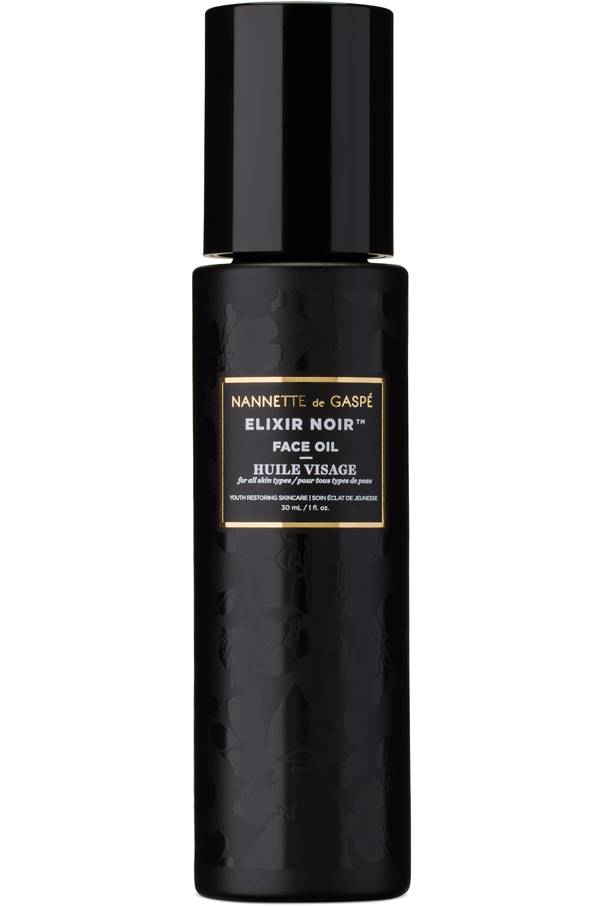 NANNETTE DE GASPÉ - Huile elixir noir pour le visage, 30 ml - Art of Noir