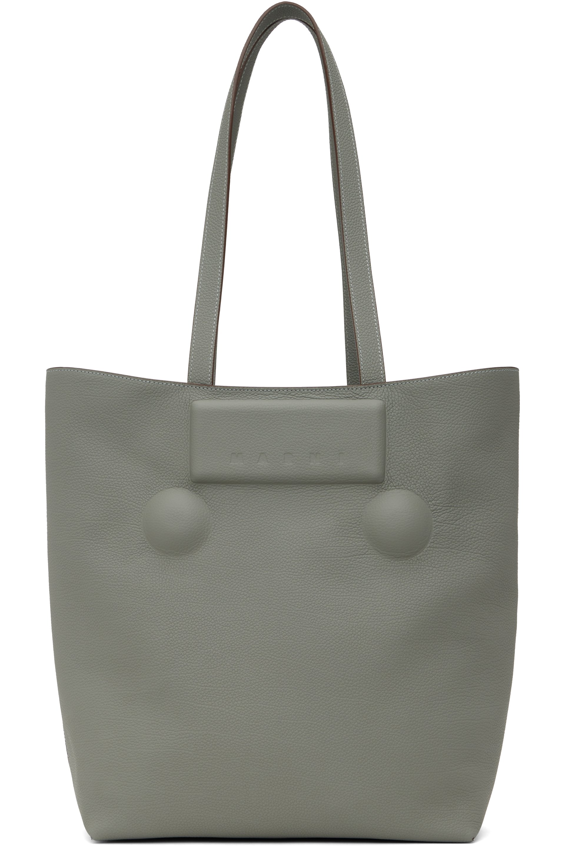 Marni - Moyen cabas gris
