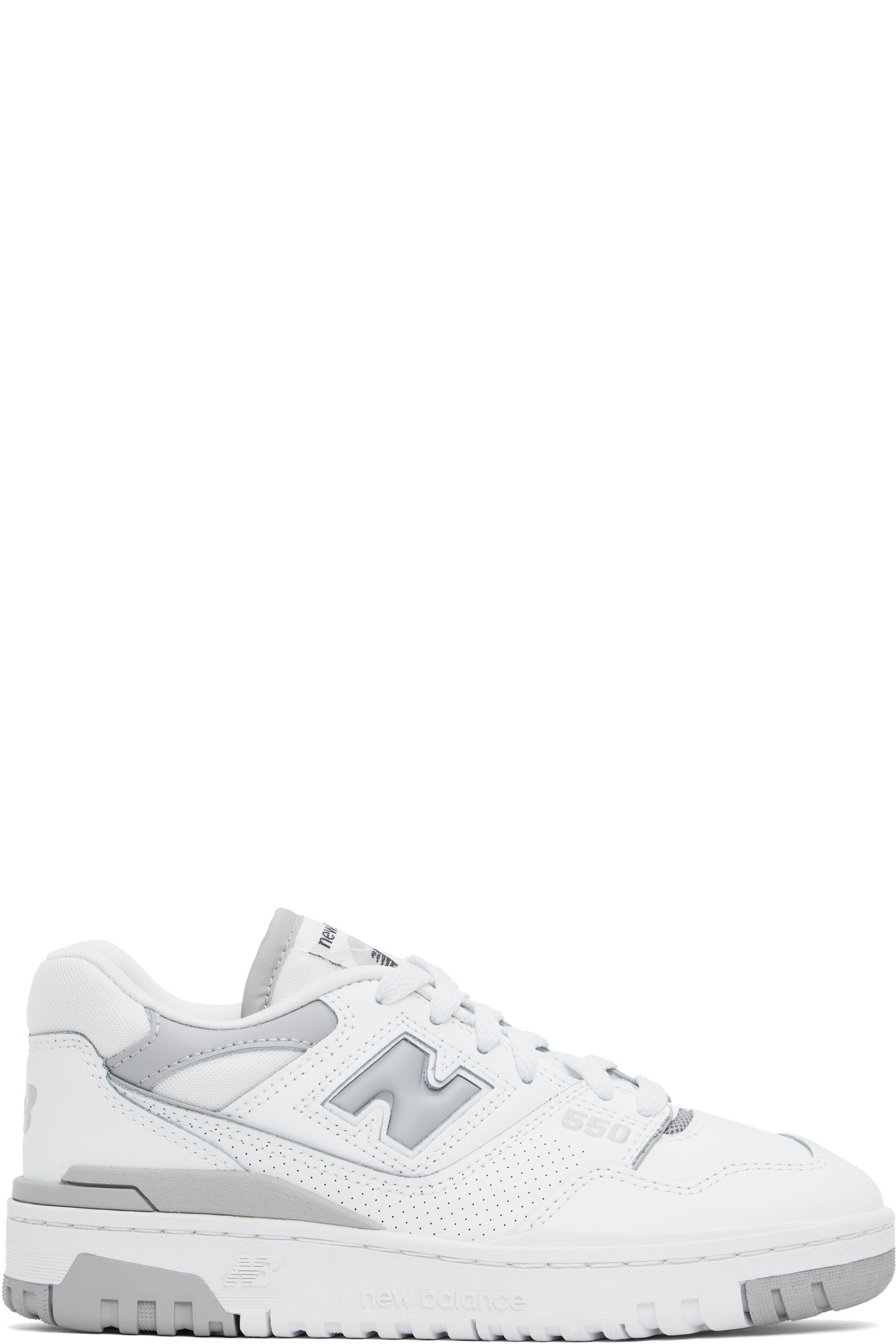 New Balance - Baskets 550 blanc et gris