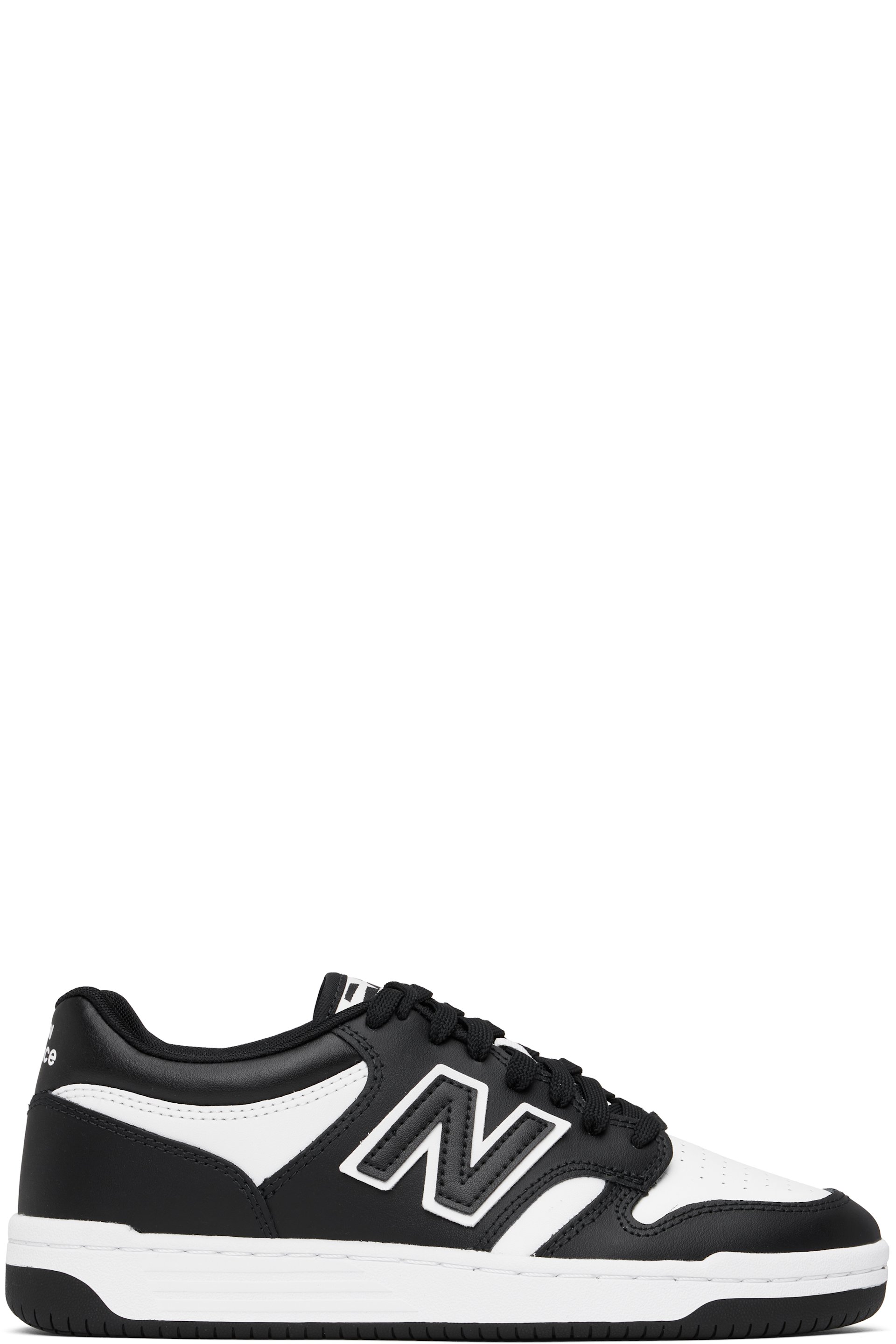 New Balance - 블랙 & 화이트 480 스니커즈