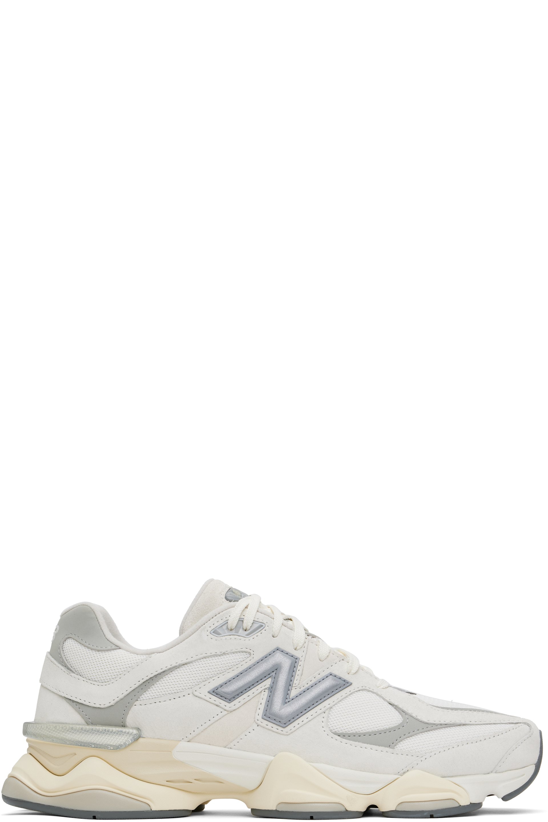 New Balance - Baskets 9060 blanc cassé et gris