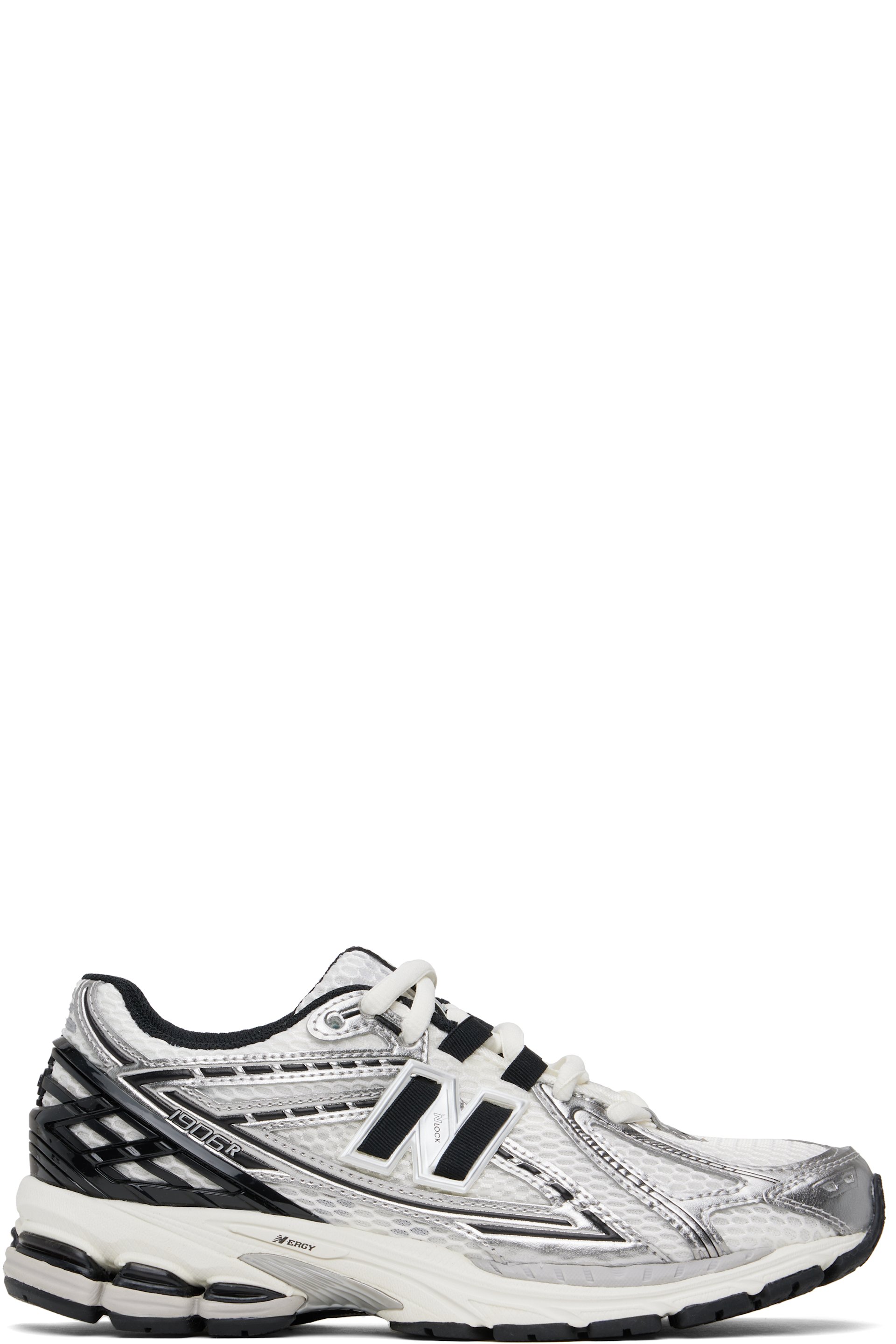 New Balance - White & Silver 1906R Sneakers