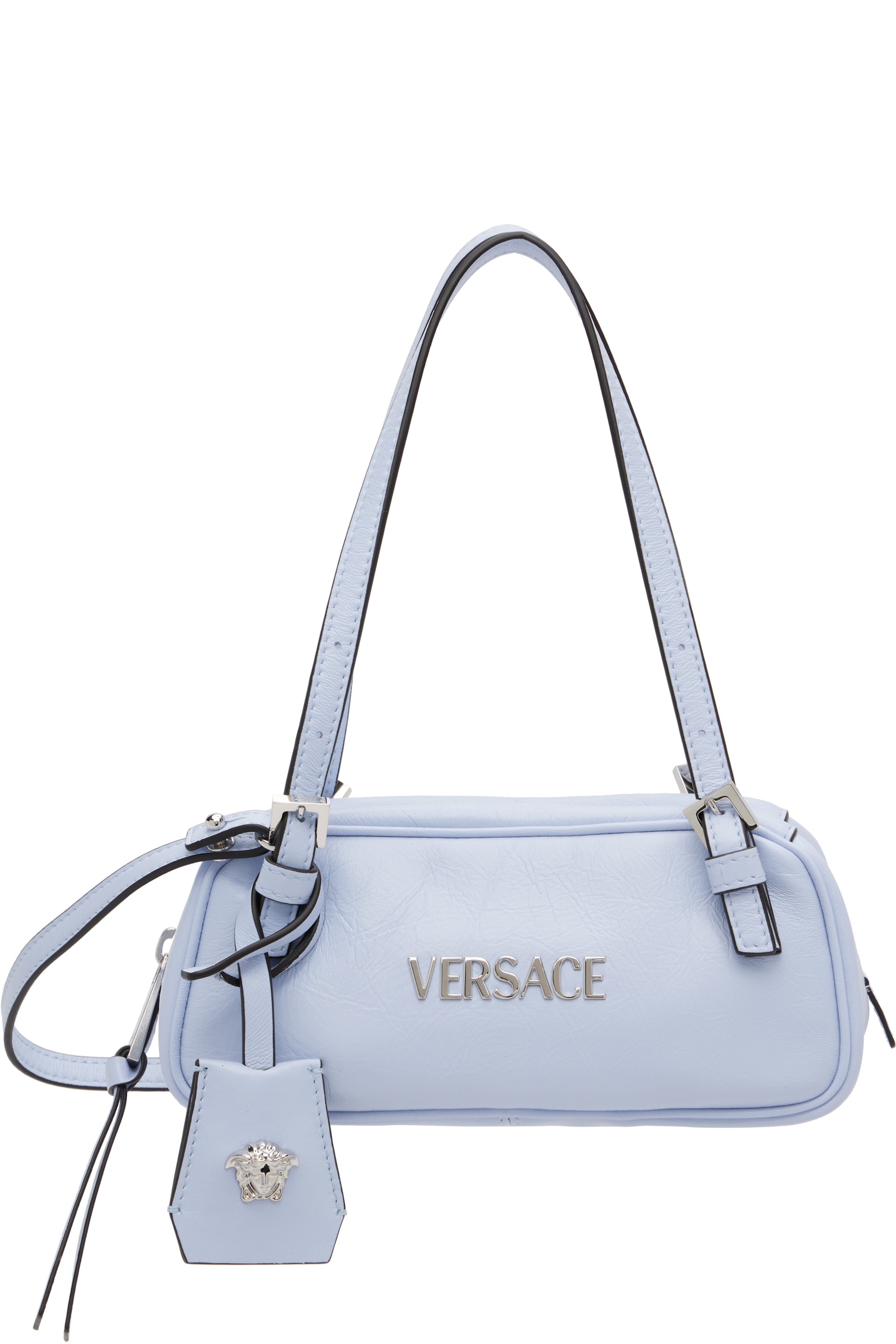 Versace - Blue Versace Tag Bowling Mini Bag