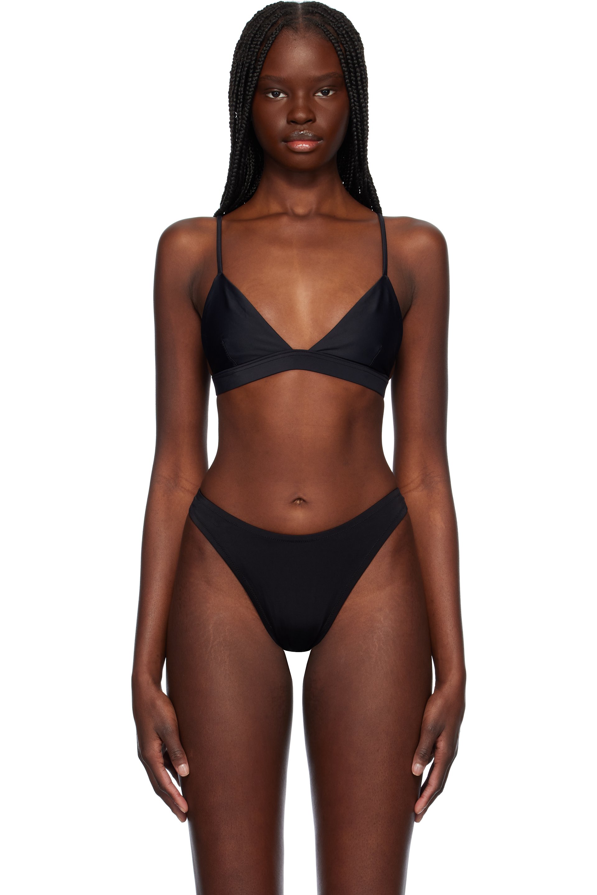 CDLP - Black Triangle Bikini Top