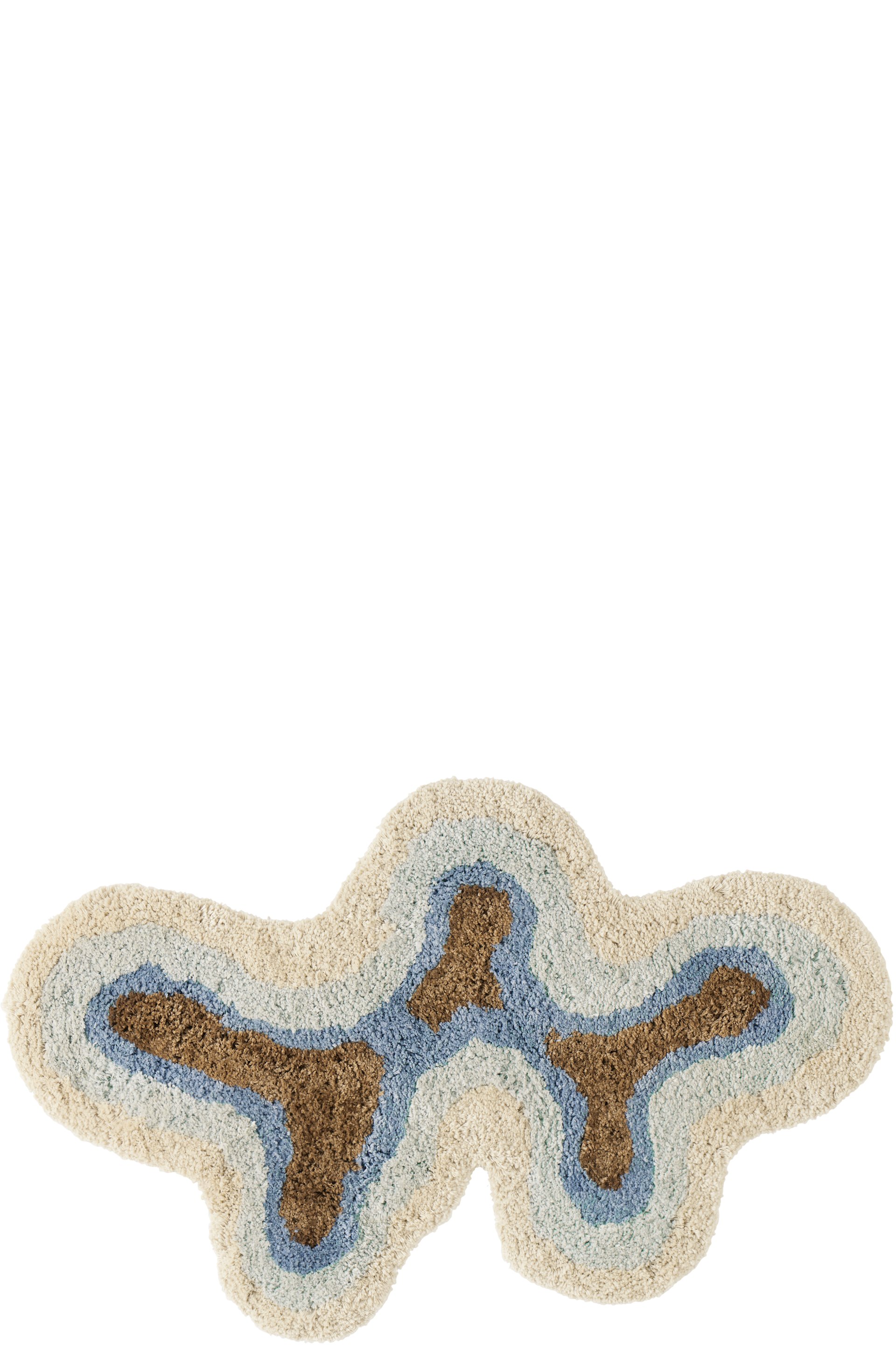 Mush Studios - Gray Rumpy Bath Mat