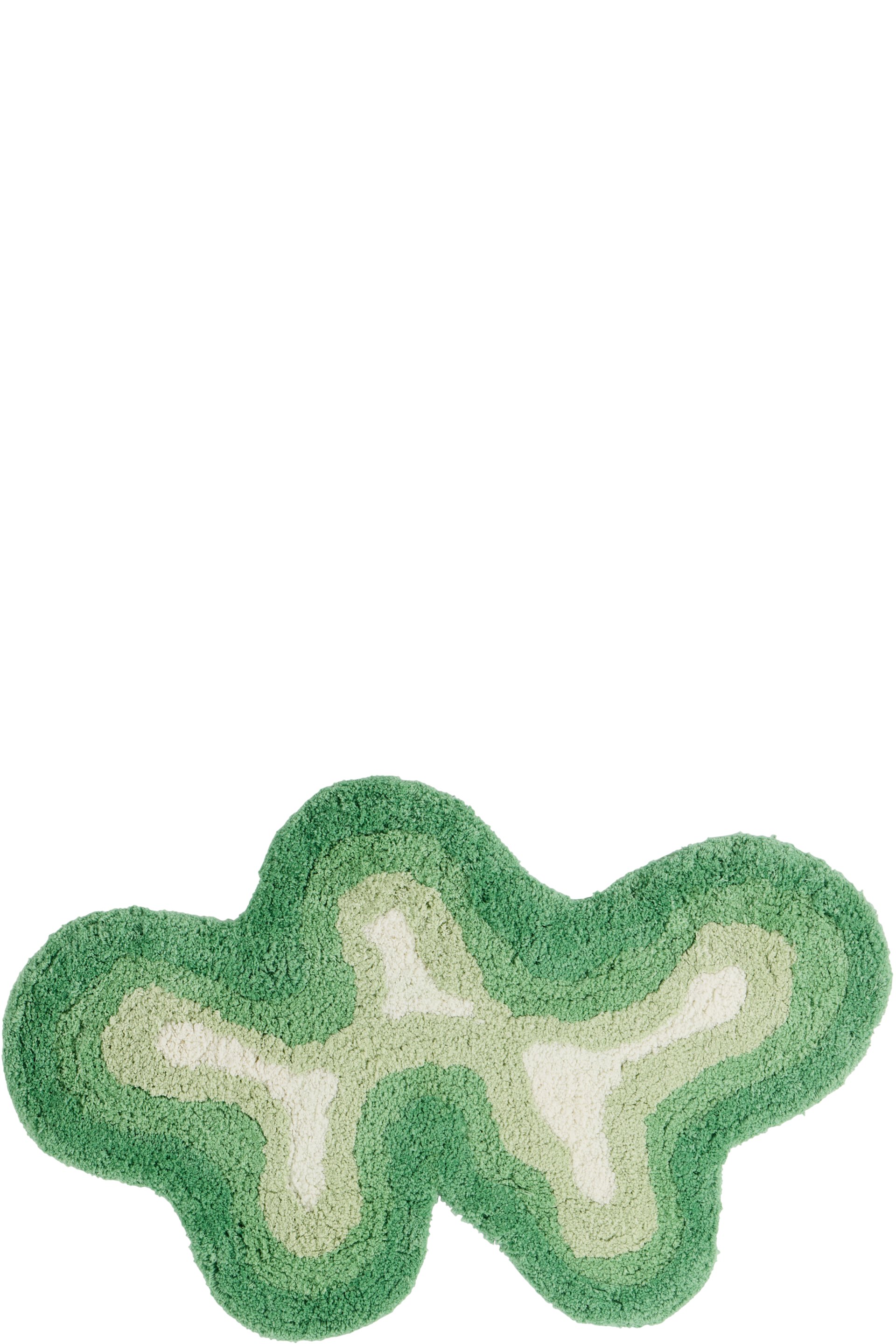 Mush Studios - Green Rumpy Bath Mat