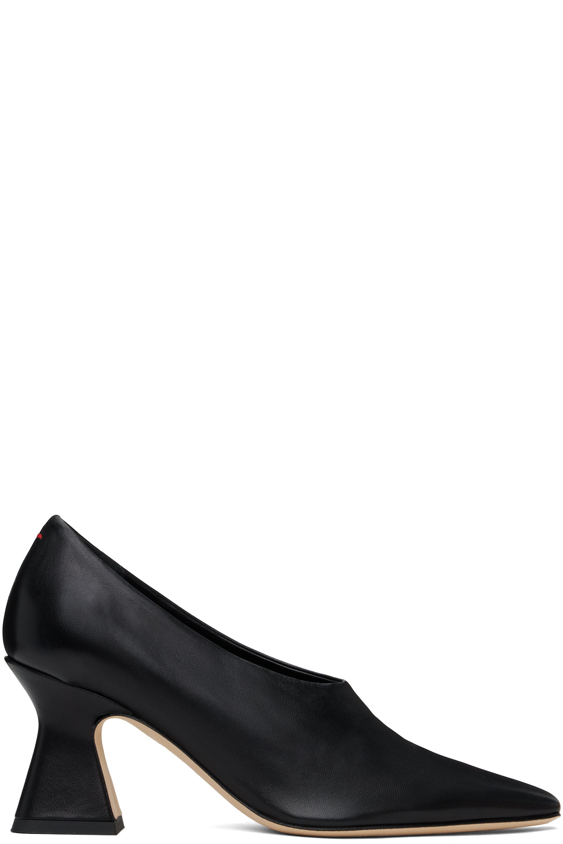 Aeyde - Chaussures à talon bottier Nova noires en cuir nappa