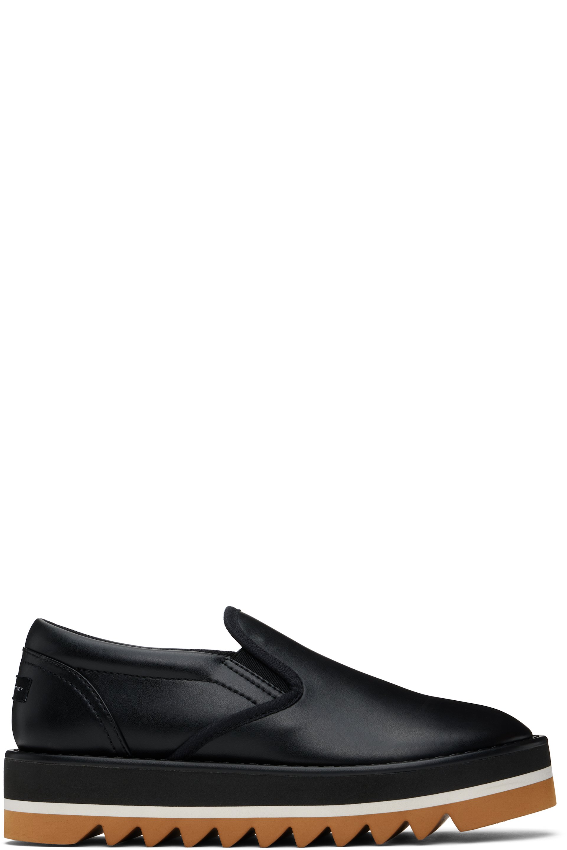 Stella McCartney - Baskets Sneak-Elyse noires à plateforme
