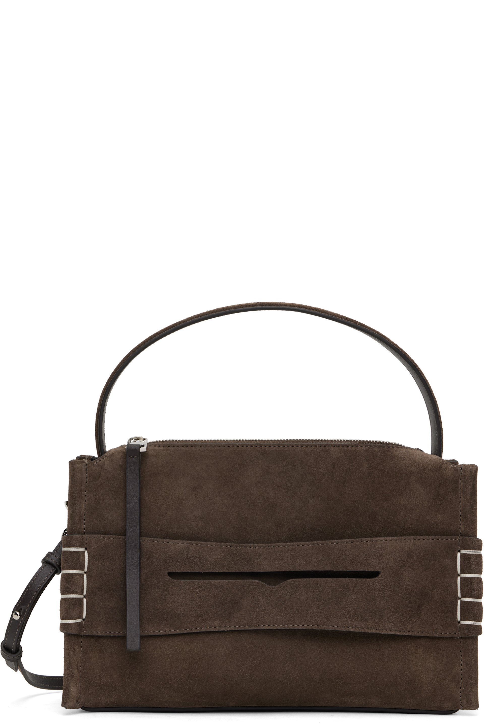 JW Anderson - Sac brun à ornement de style flâneur