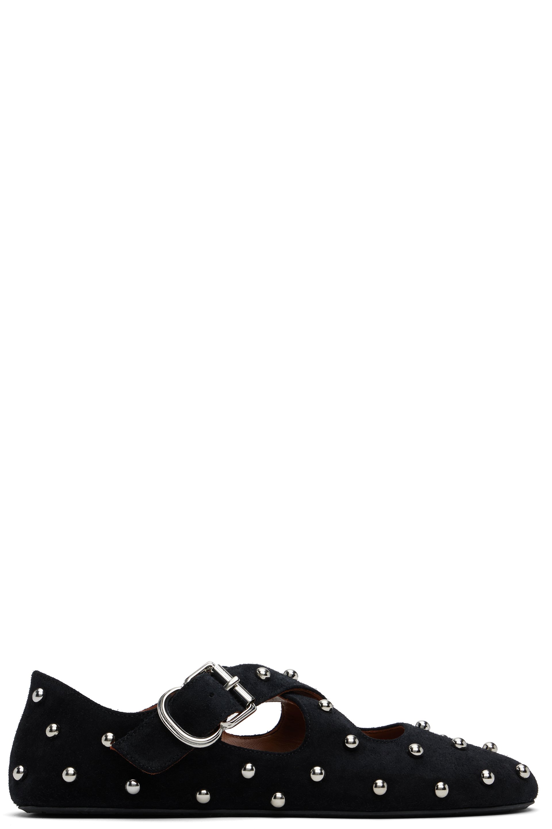 ALAÏA - Ballerines noires à brides entrecroisées