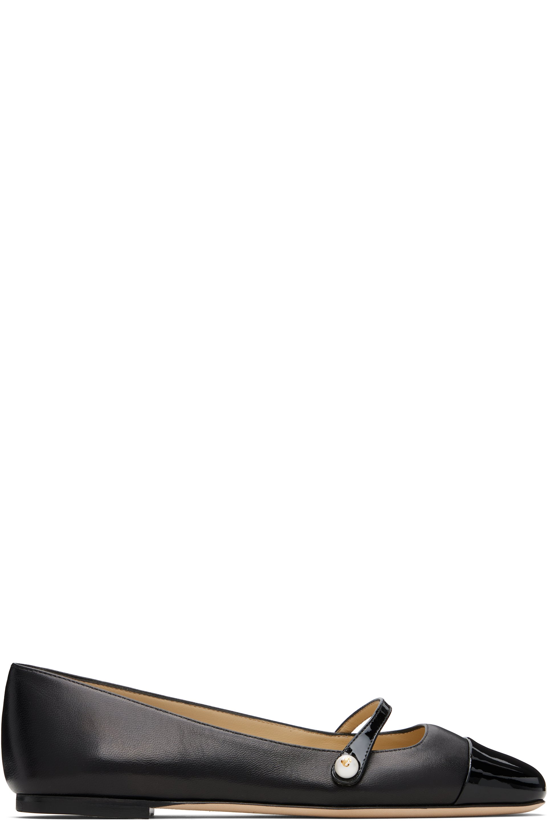 Jimmy Choo - Black Elisa Ballerina Flats