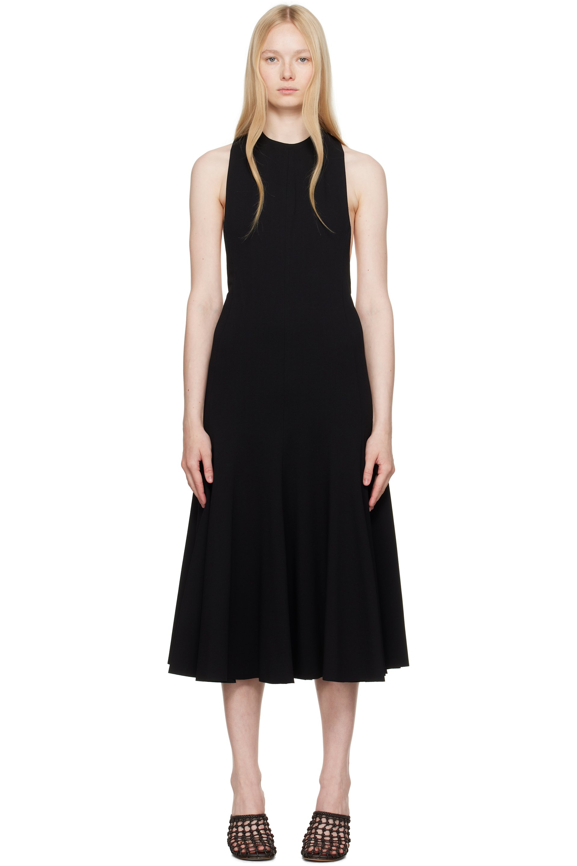 JACQUEMUS - Robe midi Favola noire - La croisière