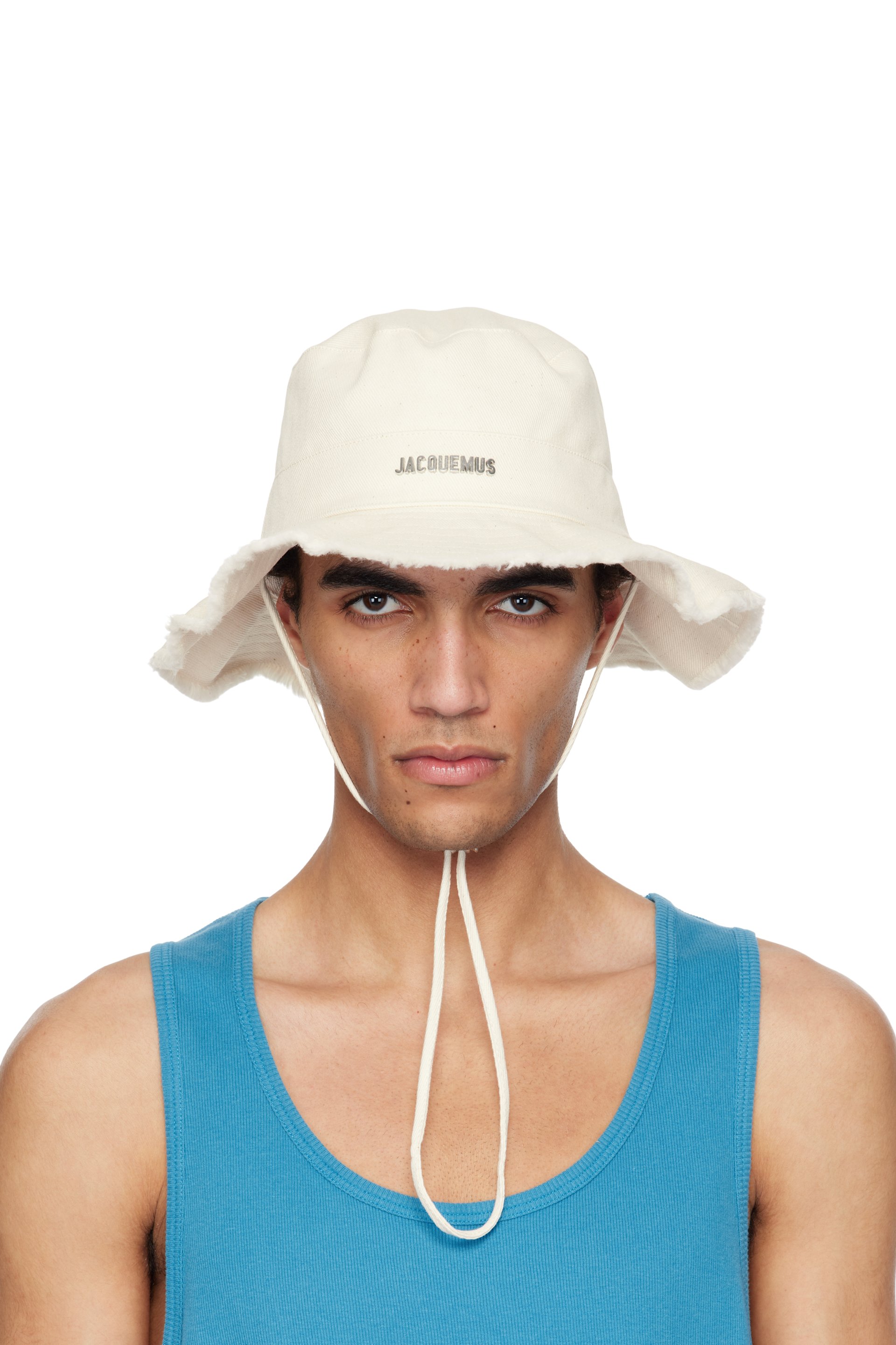 JACQUEMUS - Off-White Les Classiques 'The Artichaut' Bucket Hat
