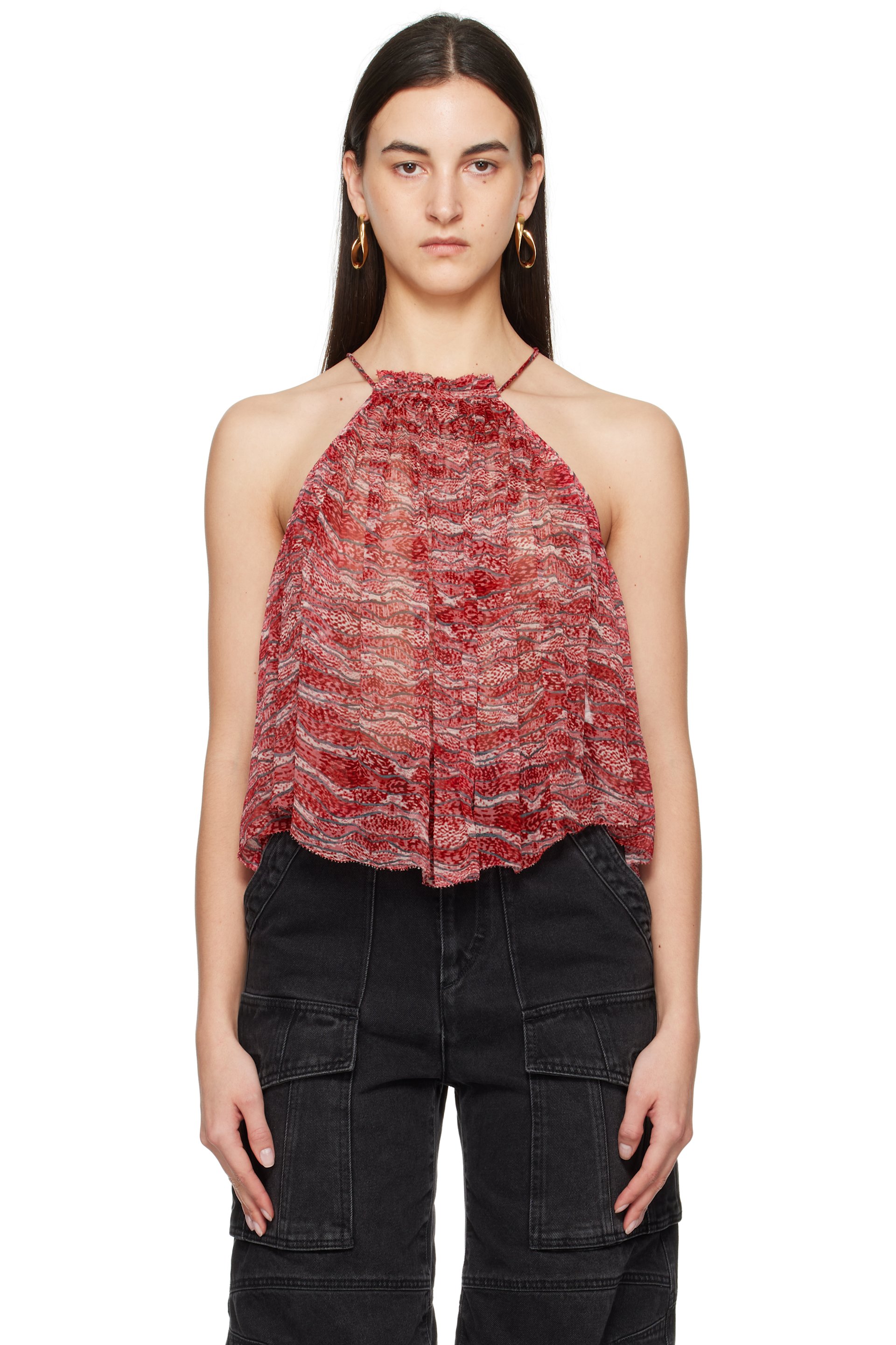 Isabel Marant Etoile - Camisole Akila rouge