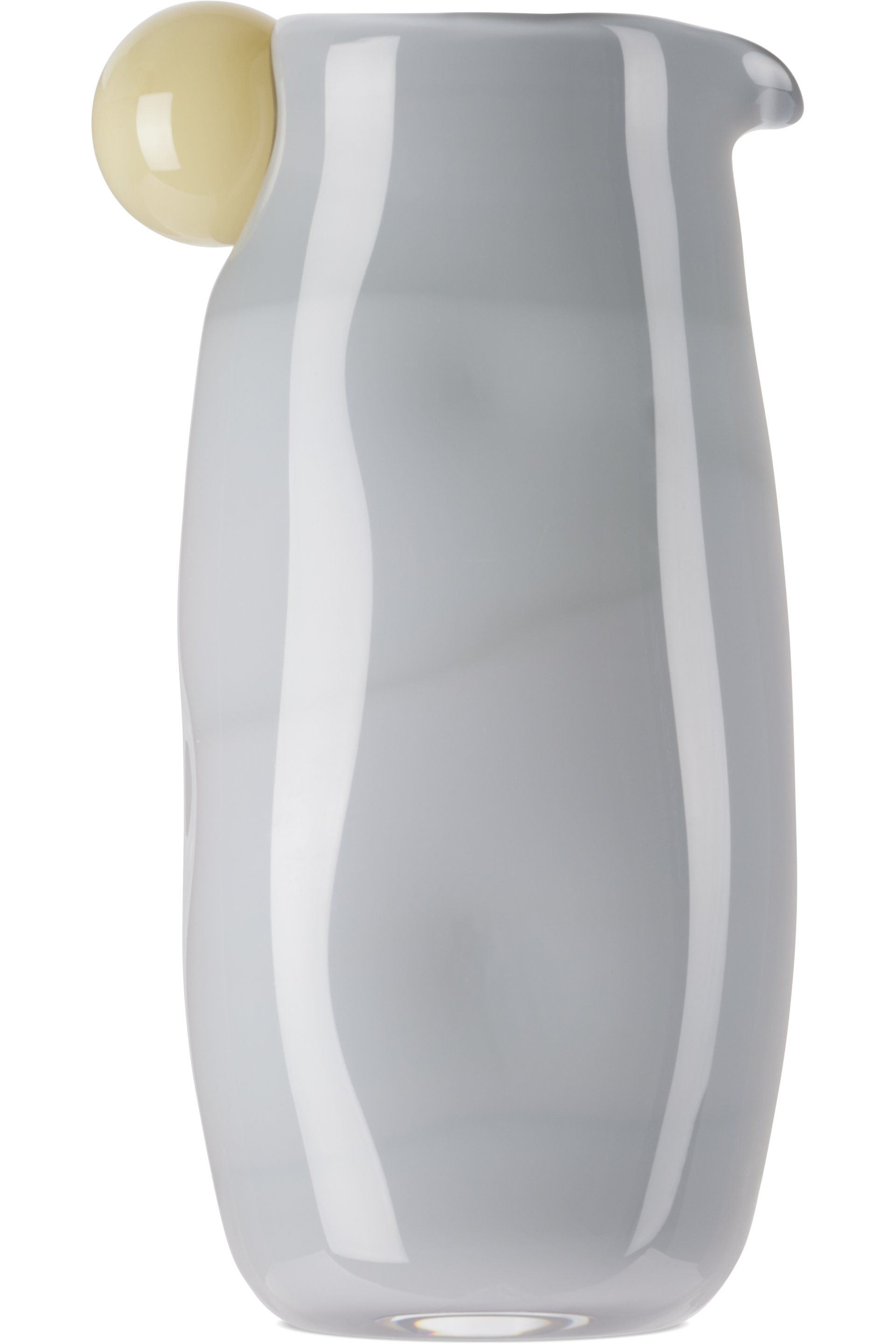 Helle Mardahl - Blue & Yellow 'The Jug with a Twist' Jug