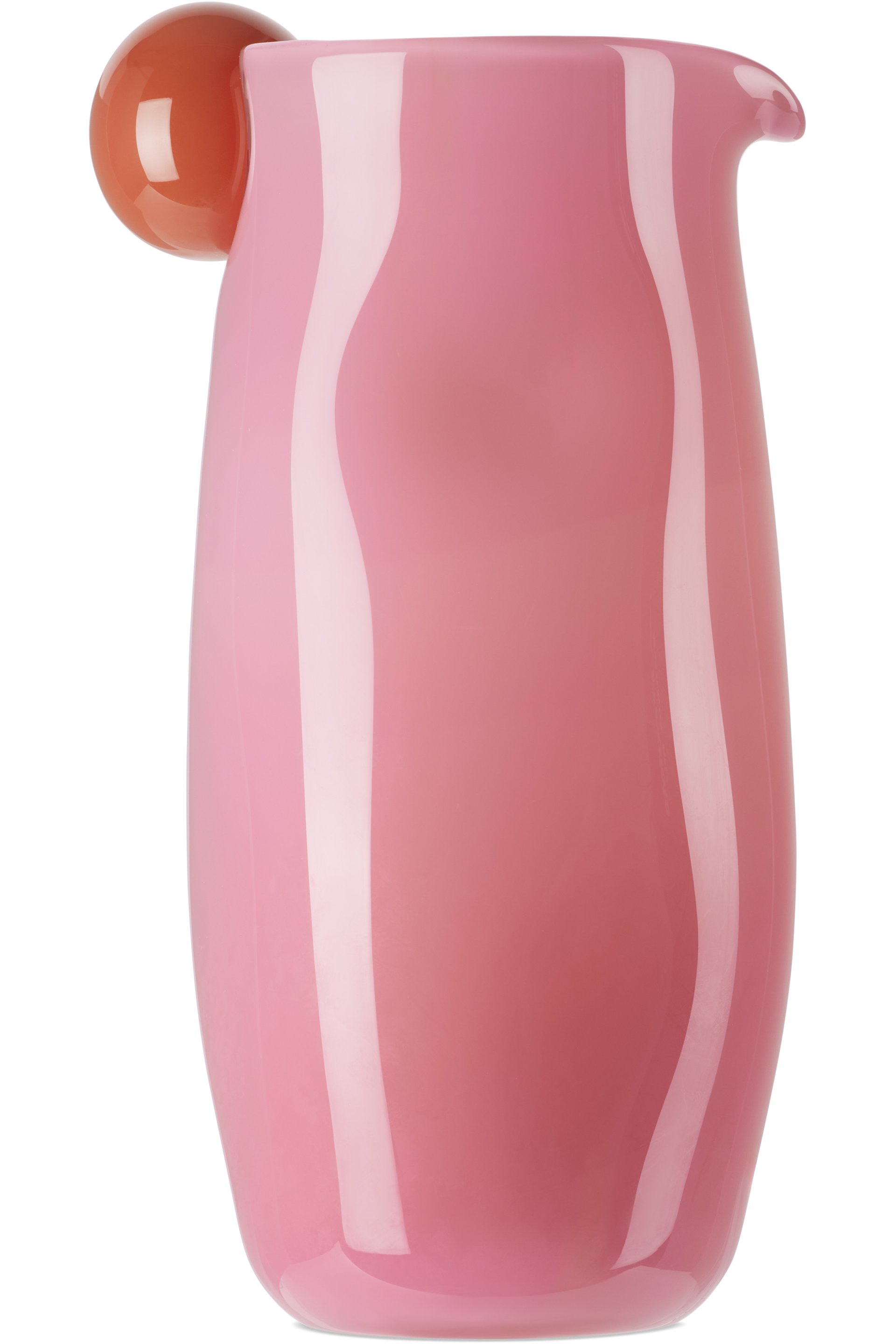 Helle Mardahl - Pink & Red 'The Jug with a Twist' Jug
