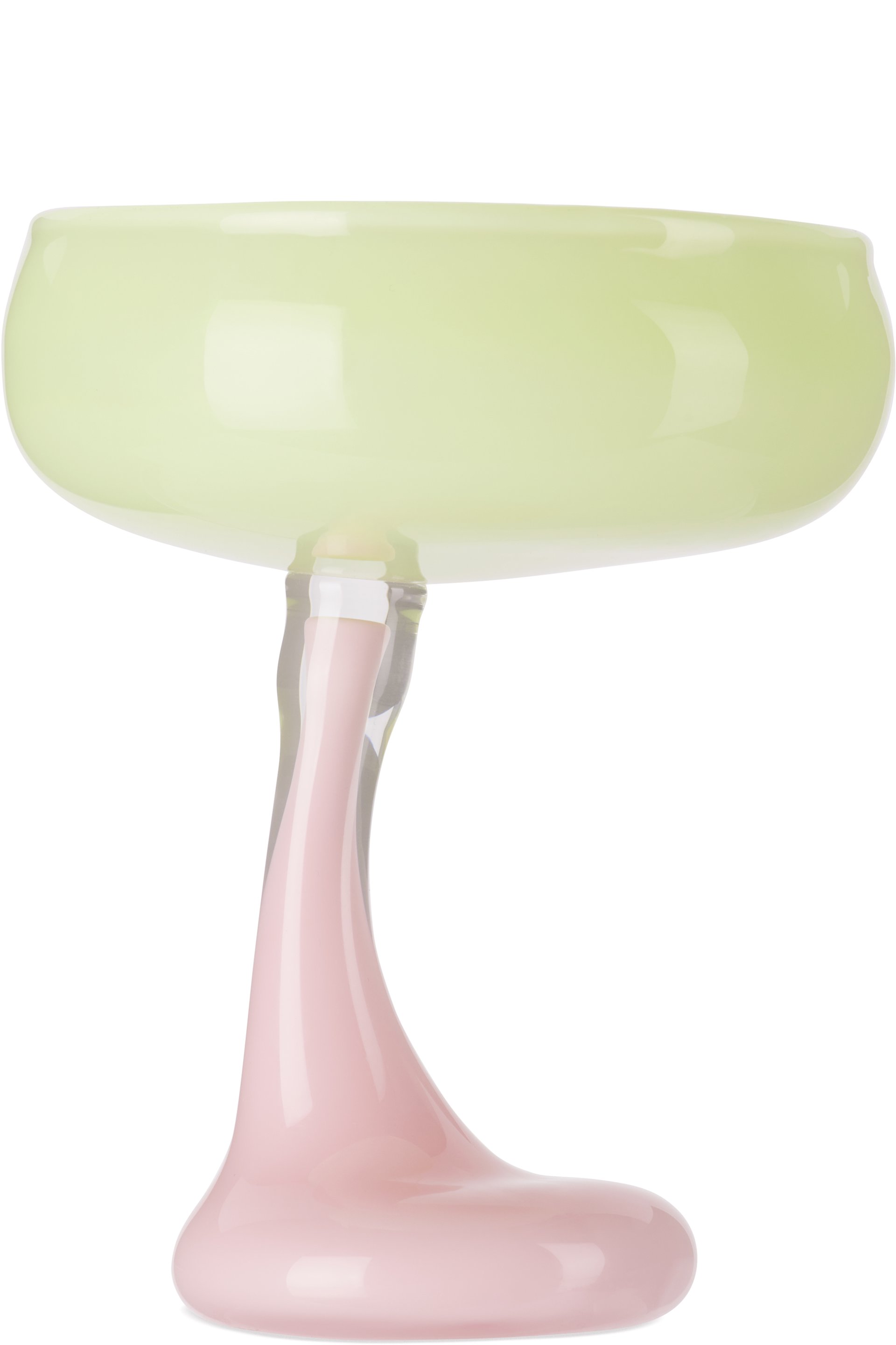 Helle Mardahl - Pink & Green Bon Bon 'The Signature Glass' Cocktail Glass