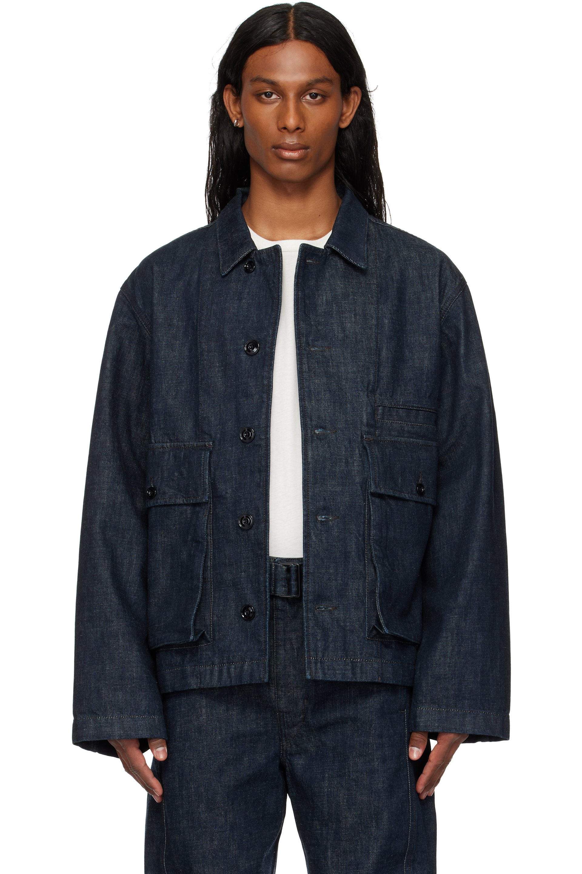 LEMAIRE - Indigo Boxy Denim Jacket