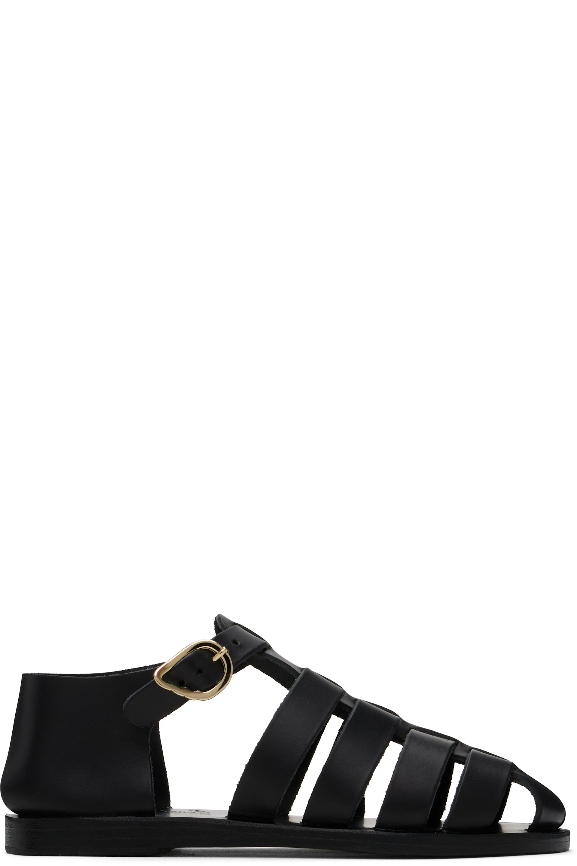 Ancient Greek Sandals - Sandales Homeria noires