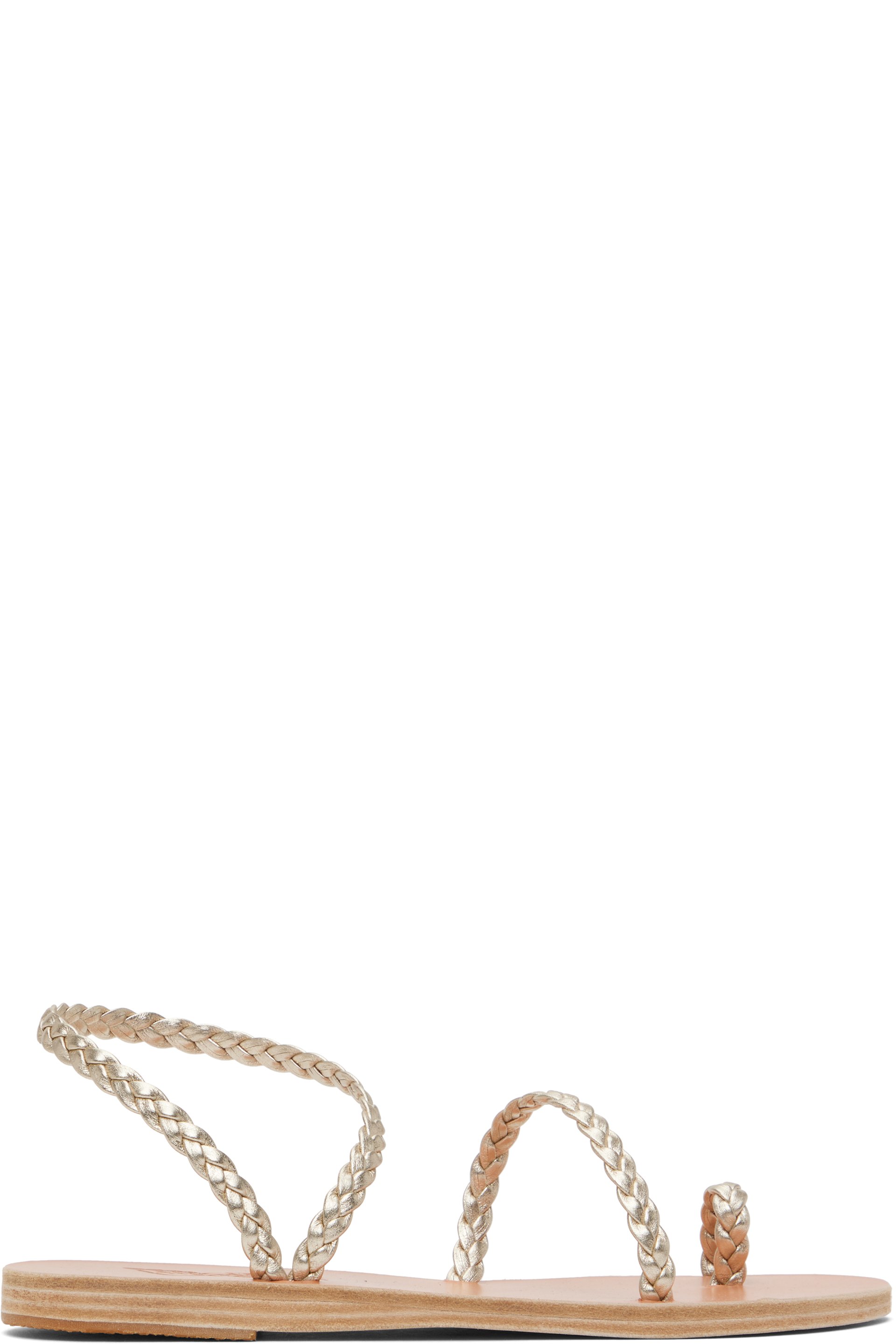 Ancient Greek Sandals - Silver Eleftheria Sandals